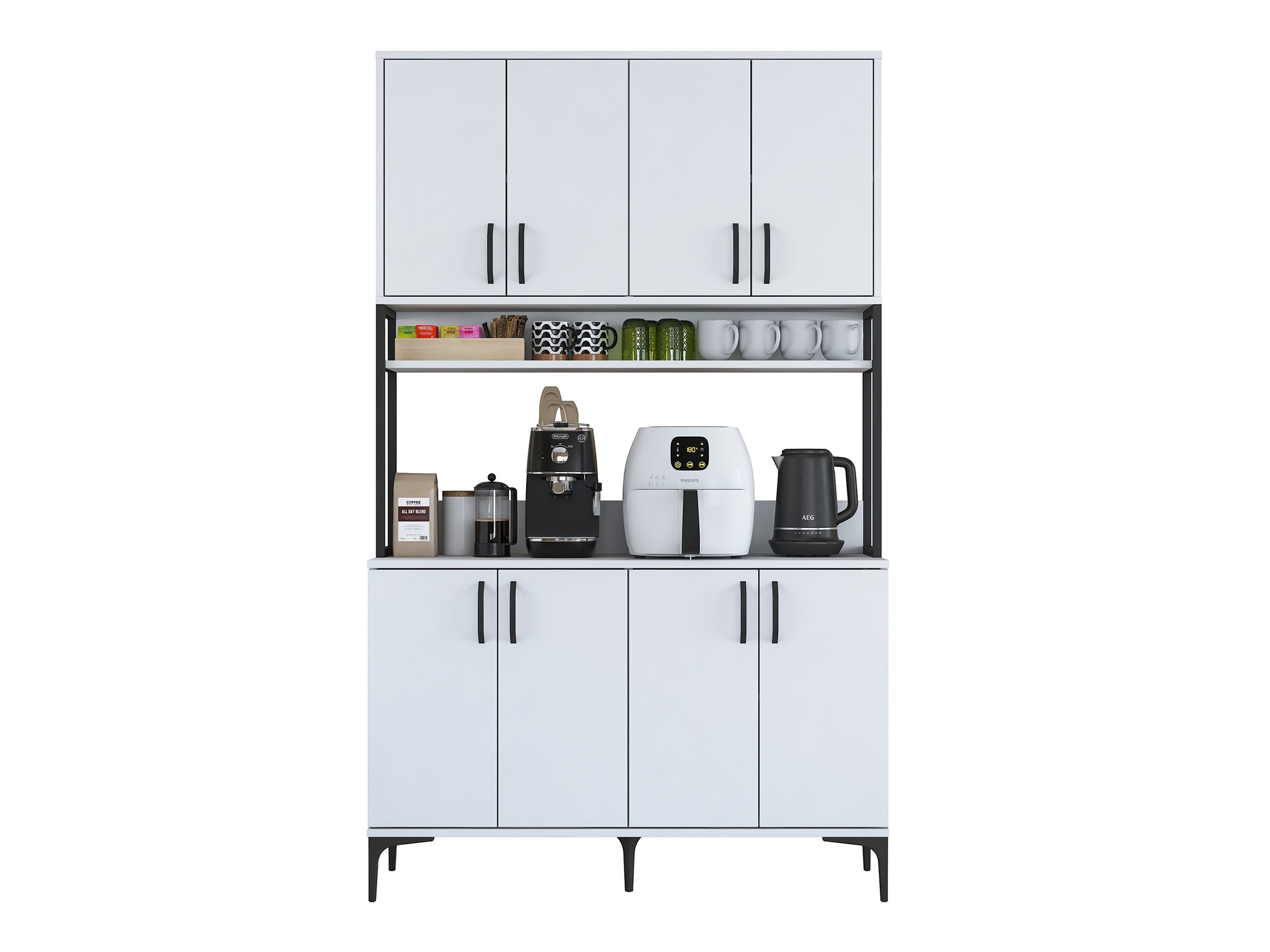 Mueble multifuncional Kailua 2678 (Blanco)