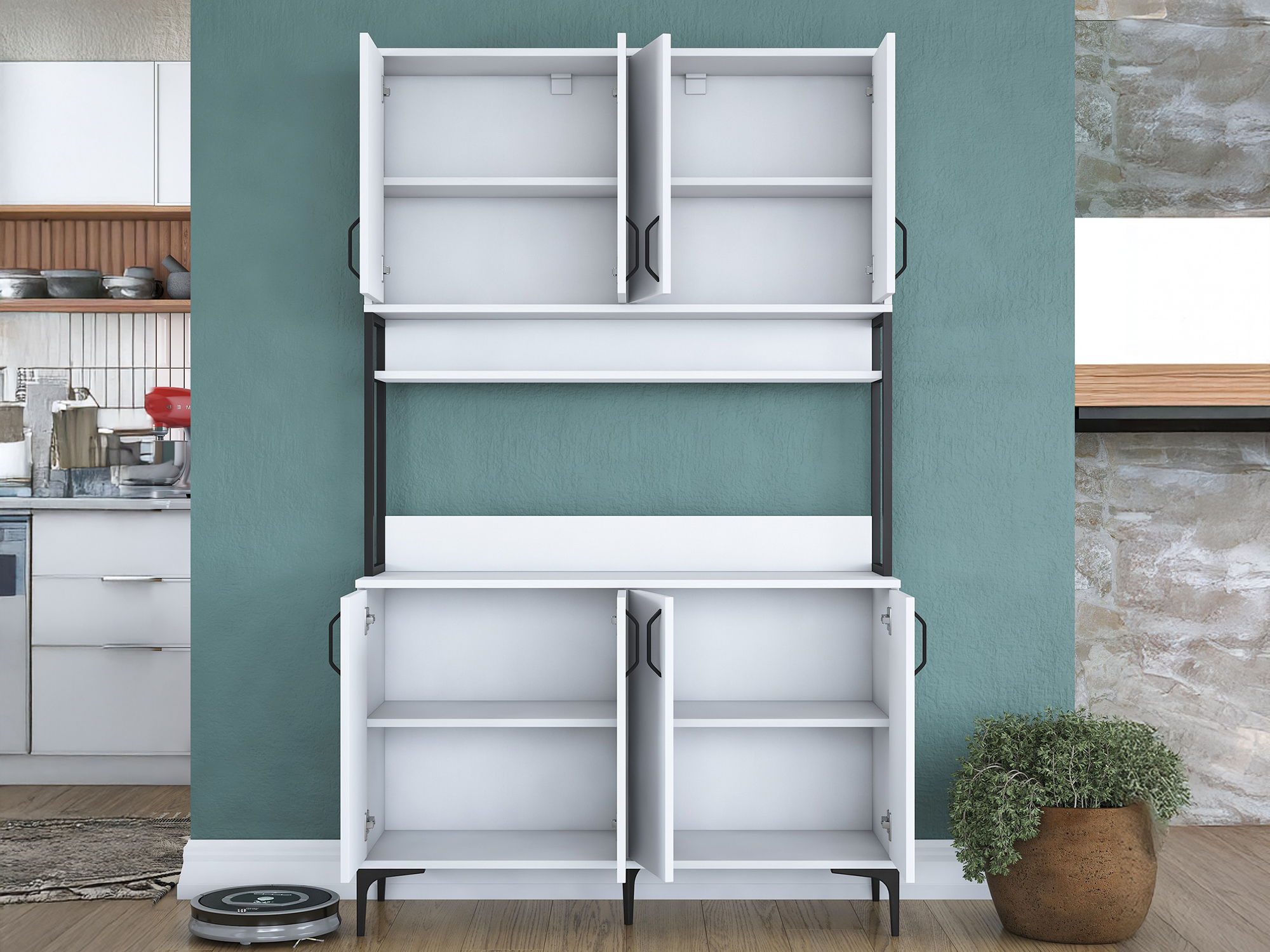 Mueble multifuncional Kailua 2678 (Blanco)