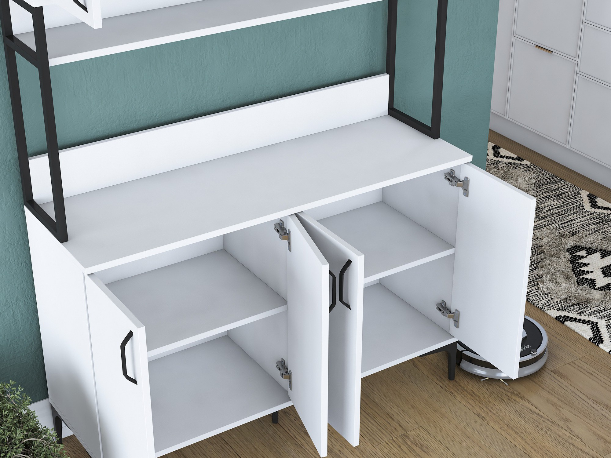 Mueble multifuncional Kailua 2678 (Blanco)