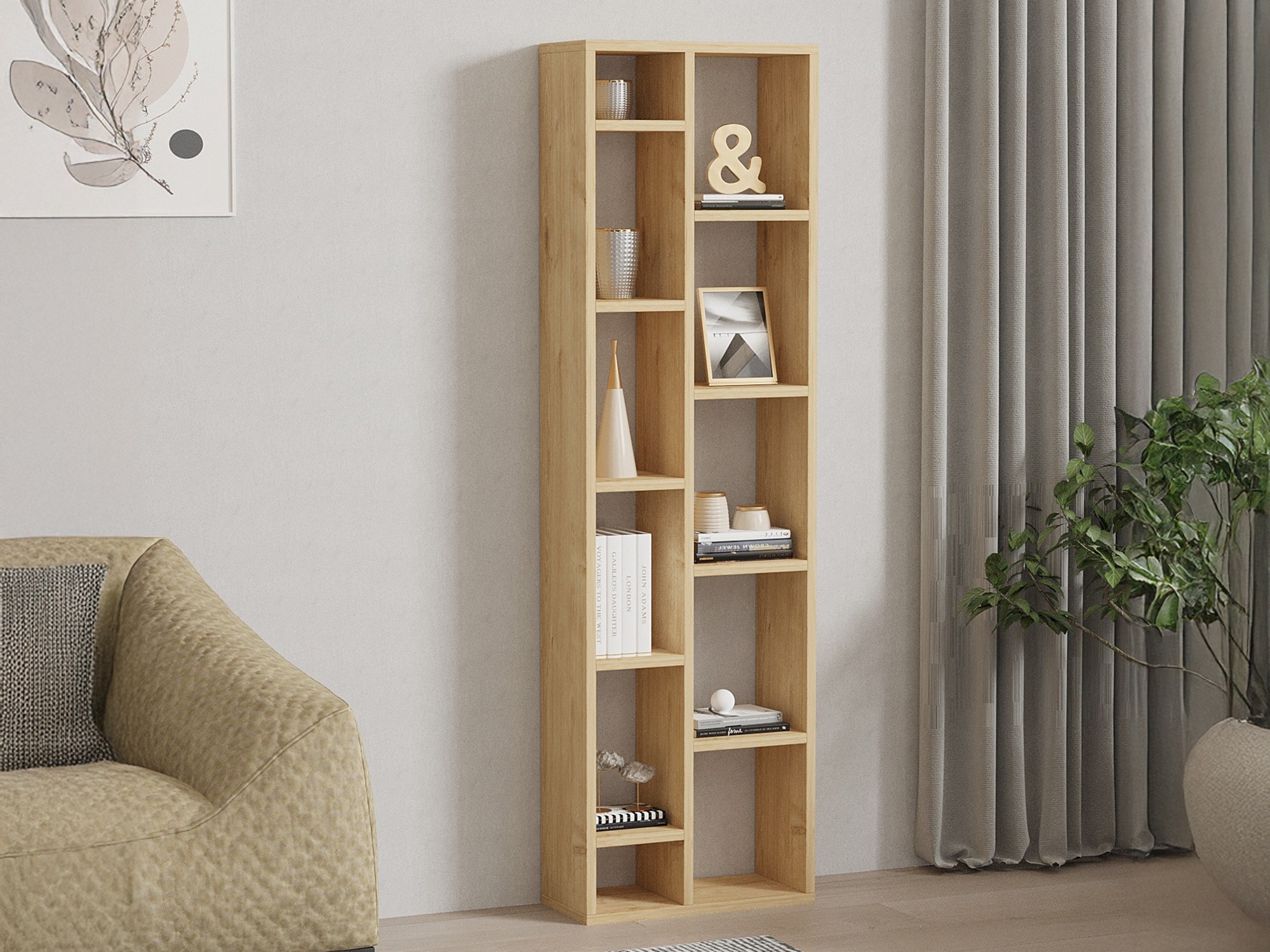 Estantería Kailua 2686 (Roble)