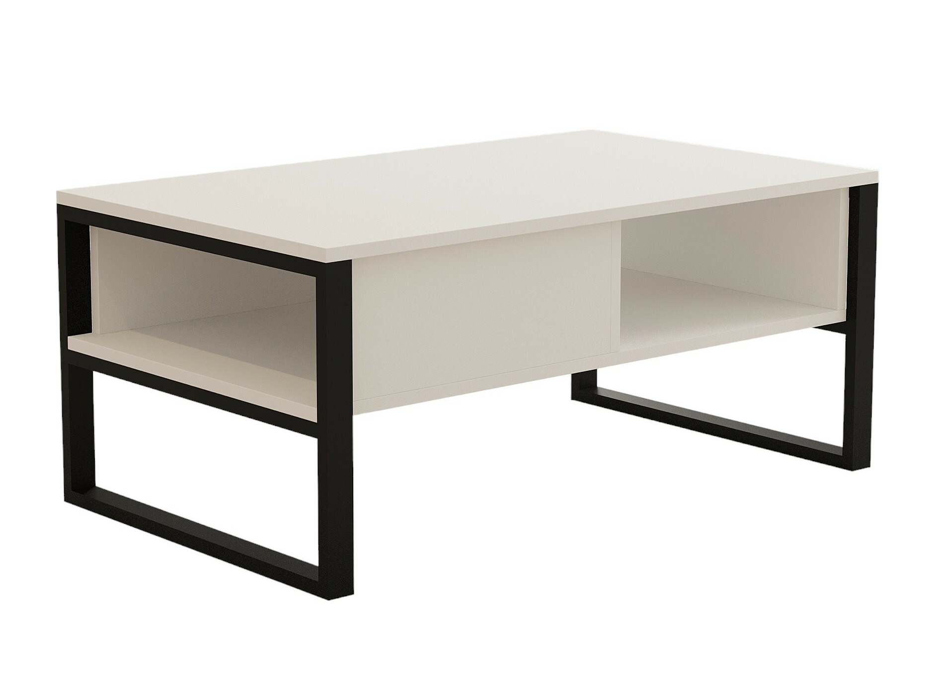 Mesa de centro Kailua 2687 (Blanco + Negro)