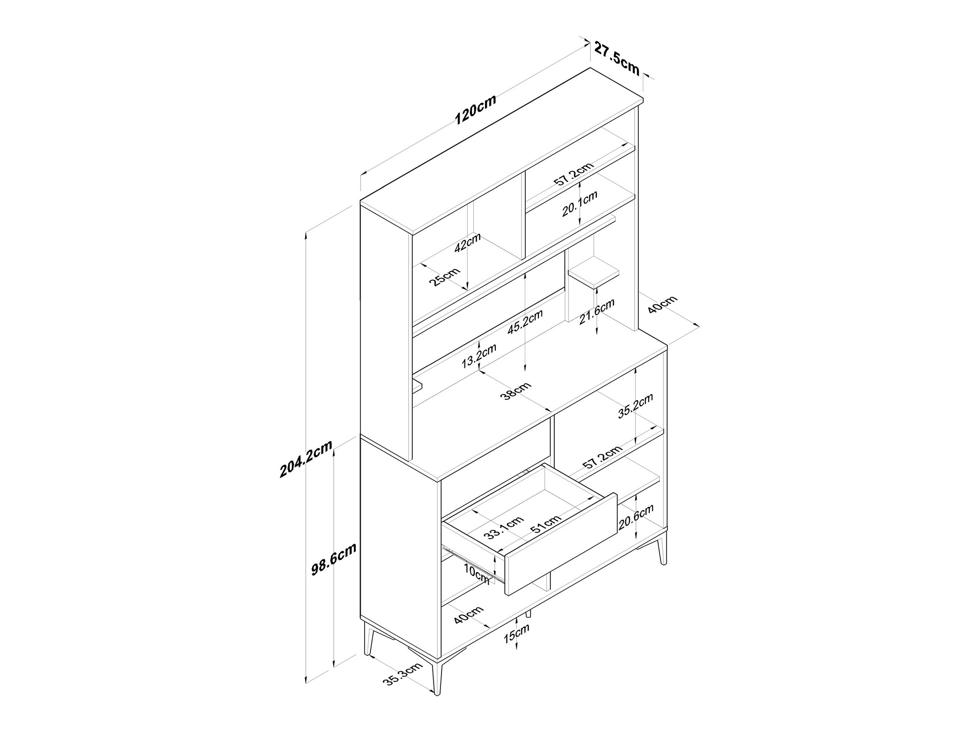 Mueble multifuncional Kailua 2682