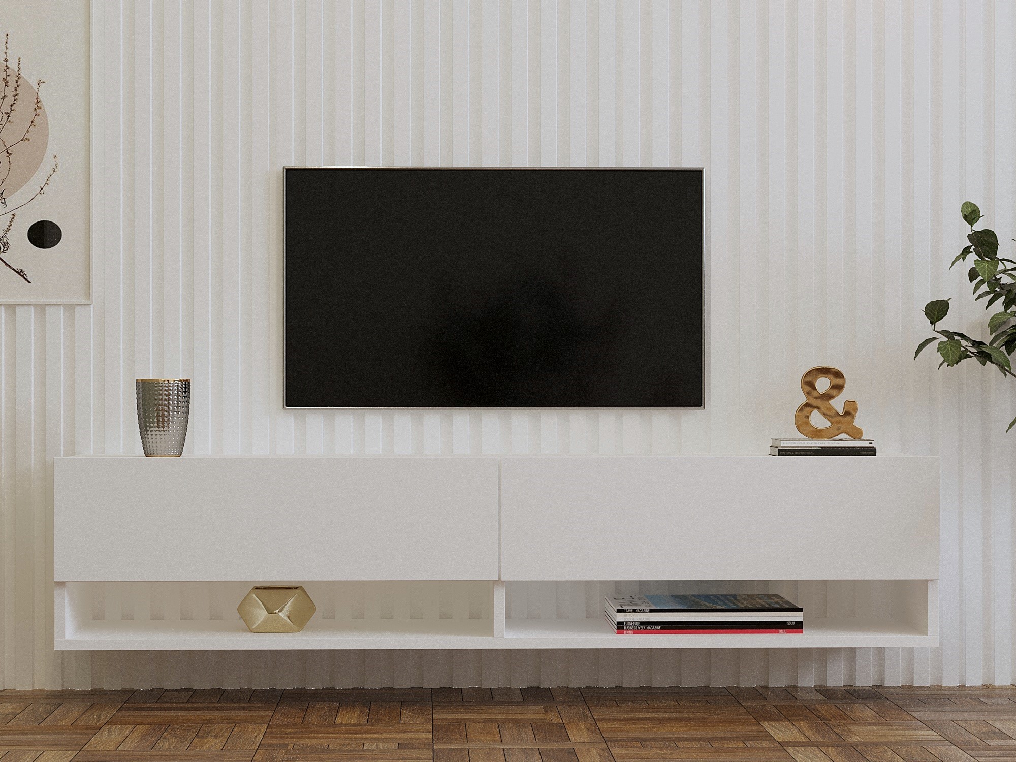 Mueble TV Kailua 2690 (Blanco)