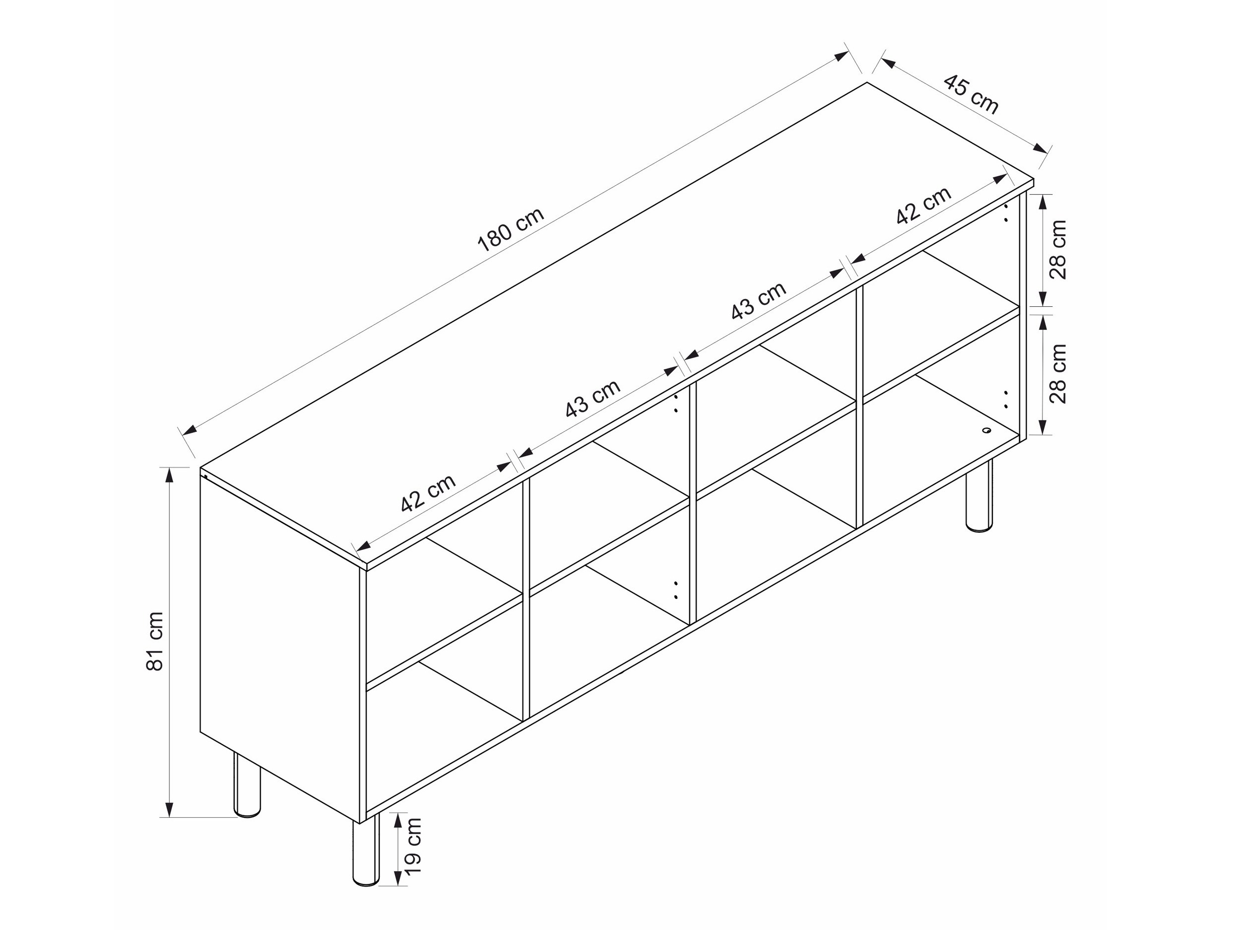 Aparador Kailua 2693