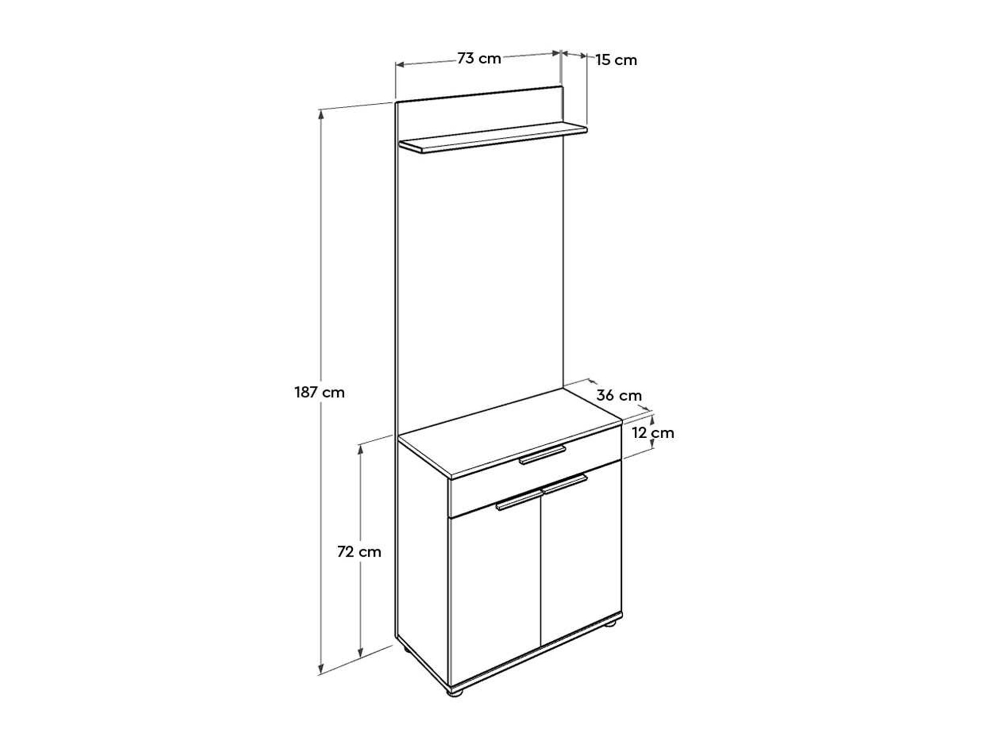 Conjunto para recibidor Kailua 2697