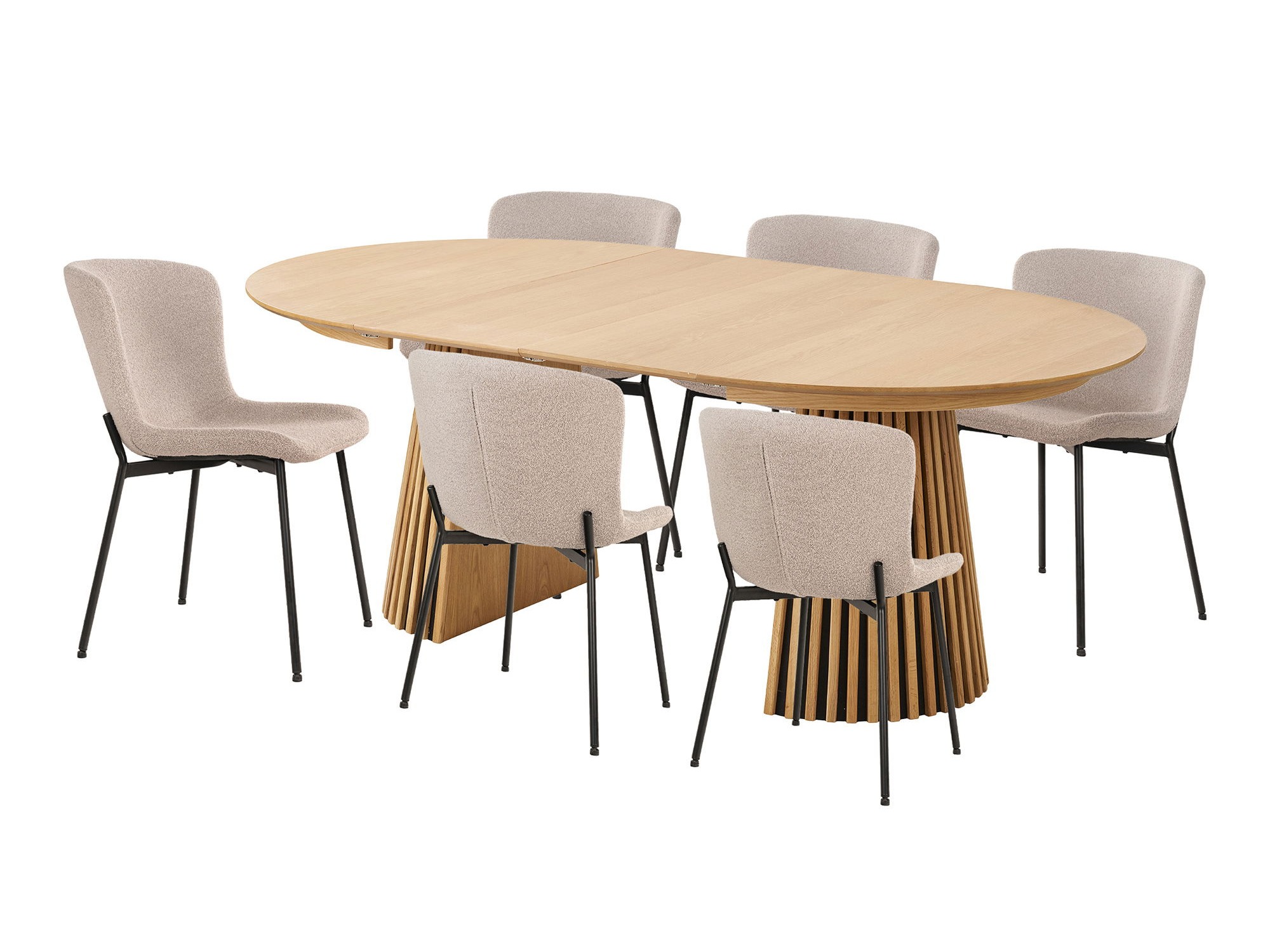 Conjunto de mesas y sillas para comedor Brea 327