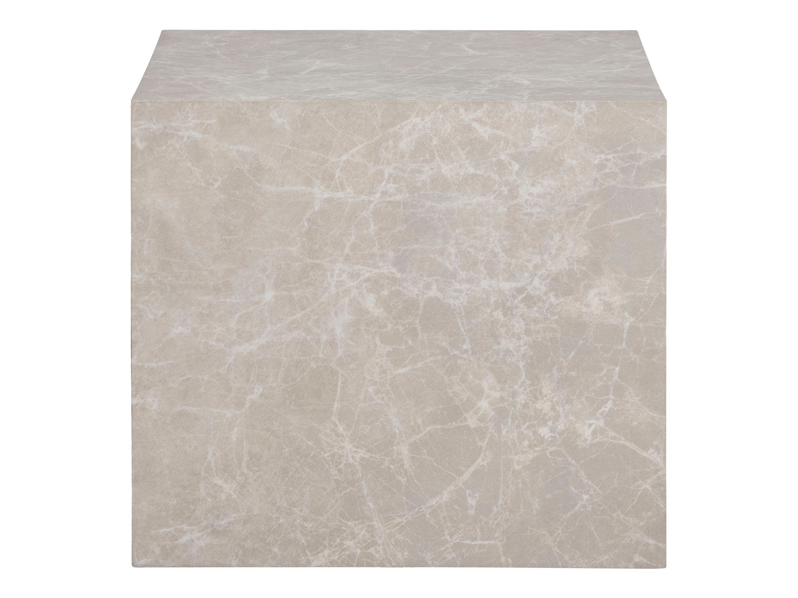 Conjunto mesa de centro Catavie 103 (Beige + Mármol gris)
