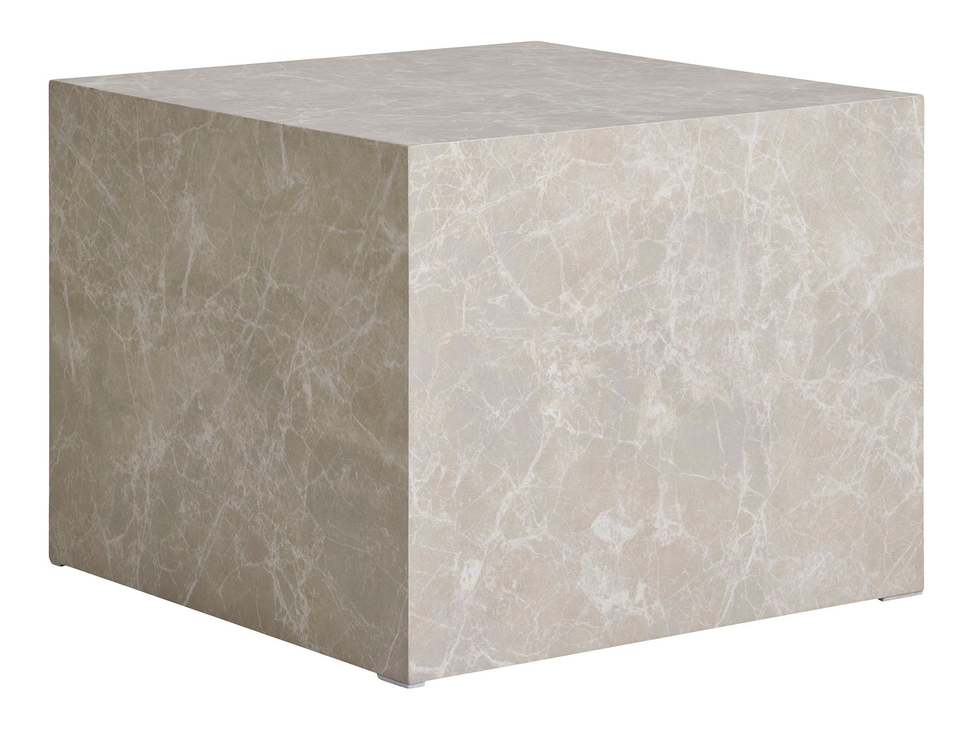 Conjunto mesa de centro Catavie 103 (Beige + Mármol gris)