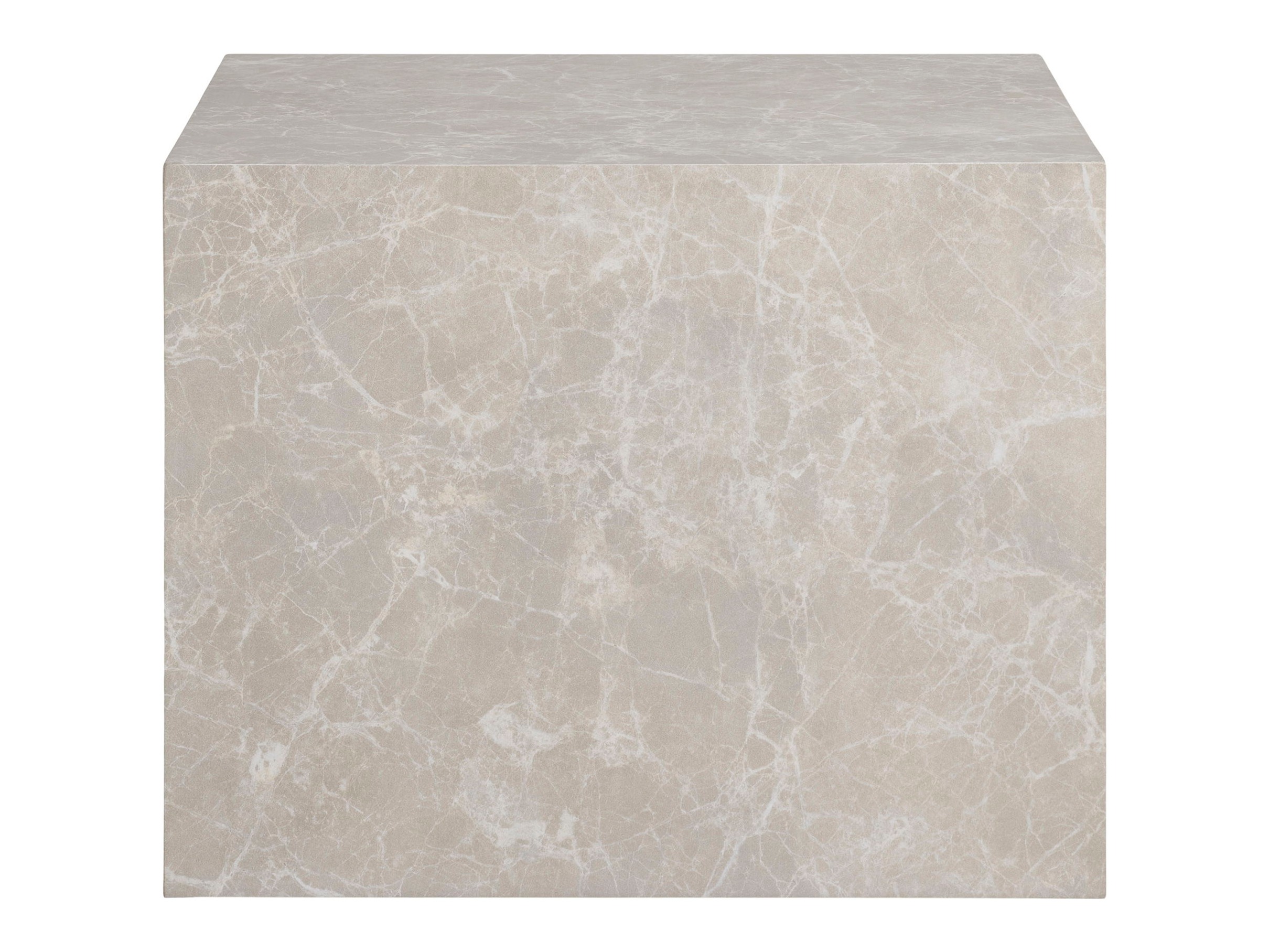 Conjunto mesa de centro Catavie 103 (Beige + Mármol gris)