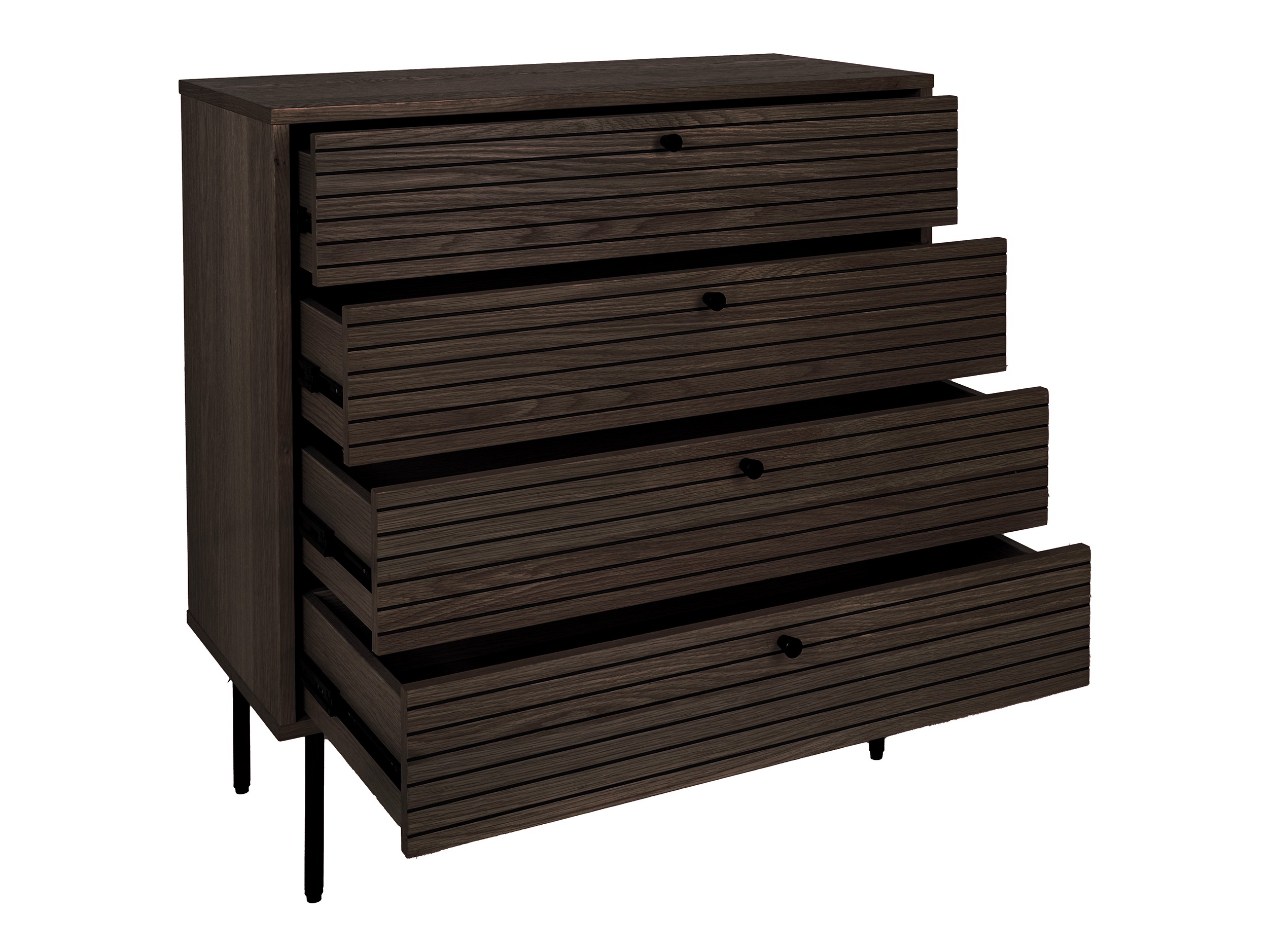 Cómoda Elbelme 104 (Roble oscuro)