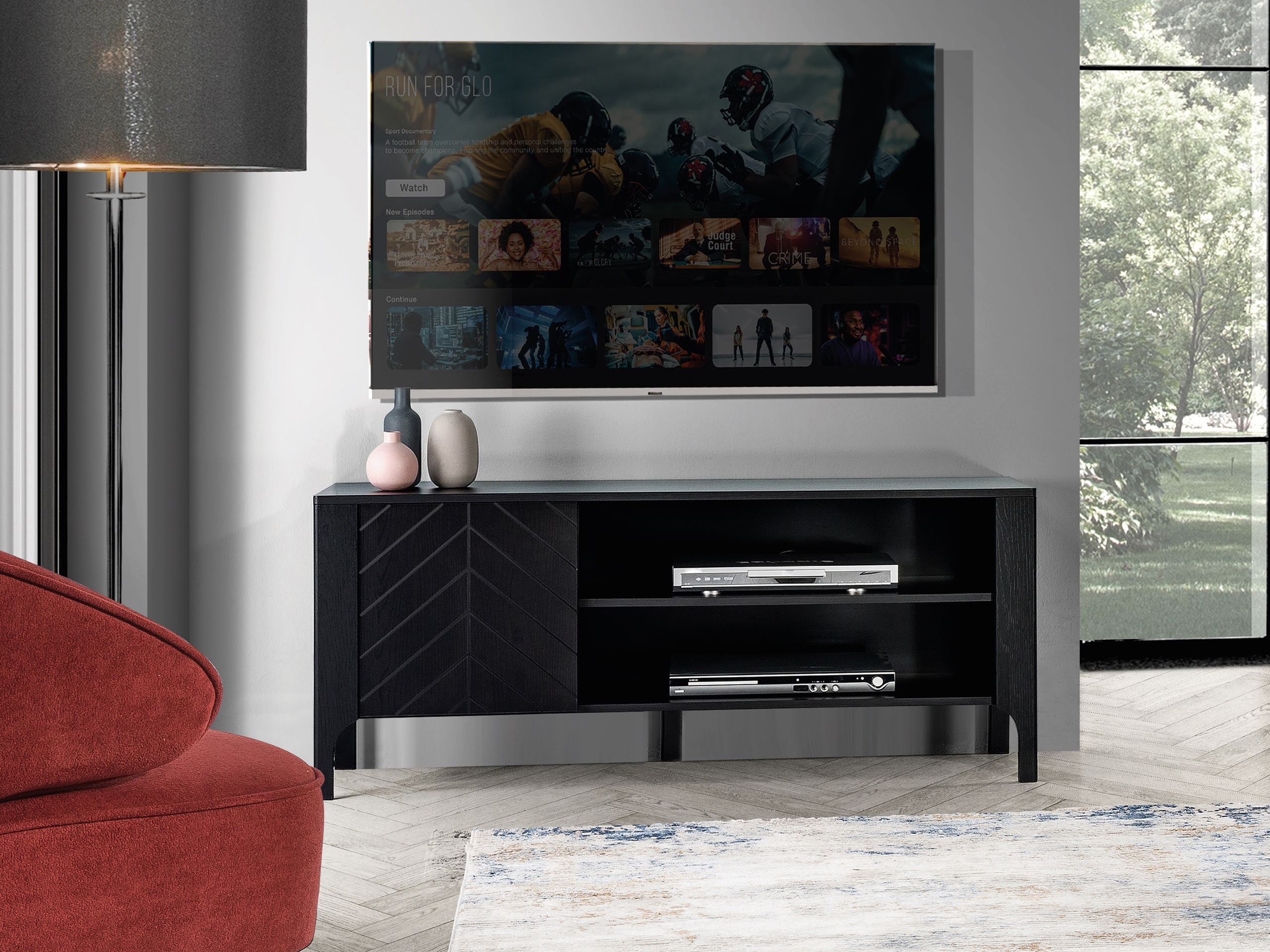 Mueble TV Mavtoru 107 (Negro)
