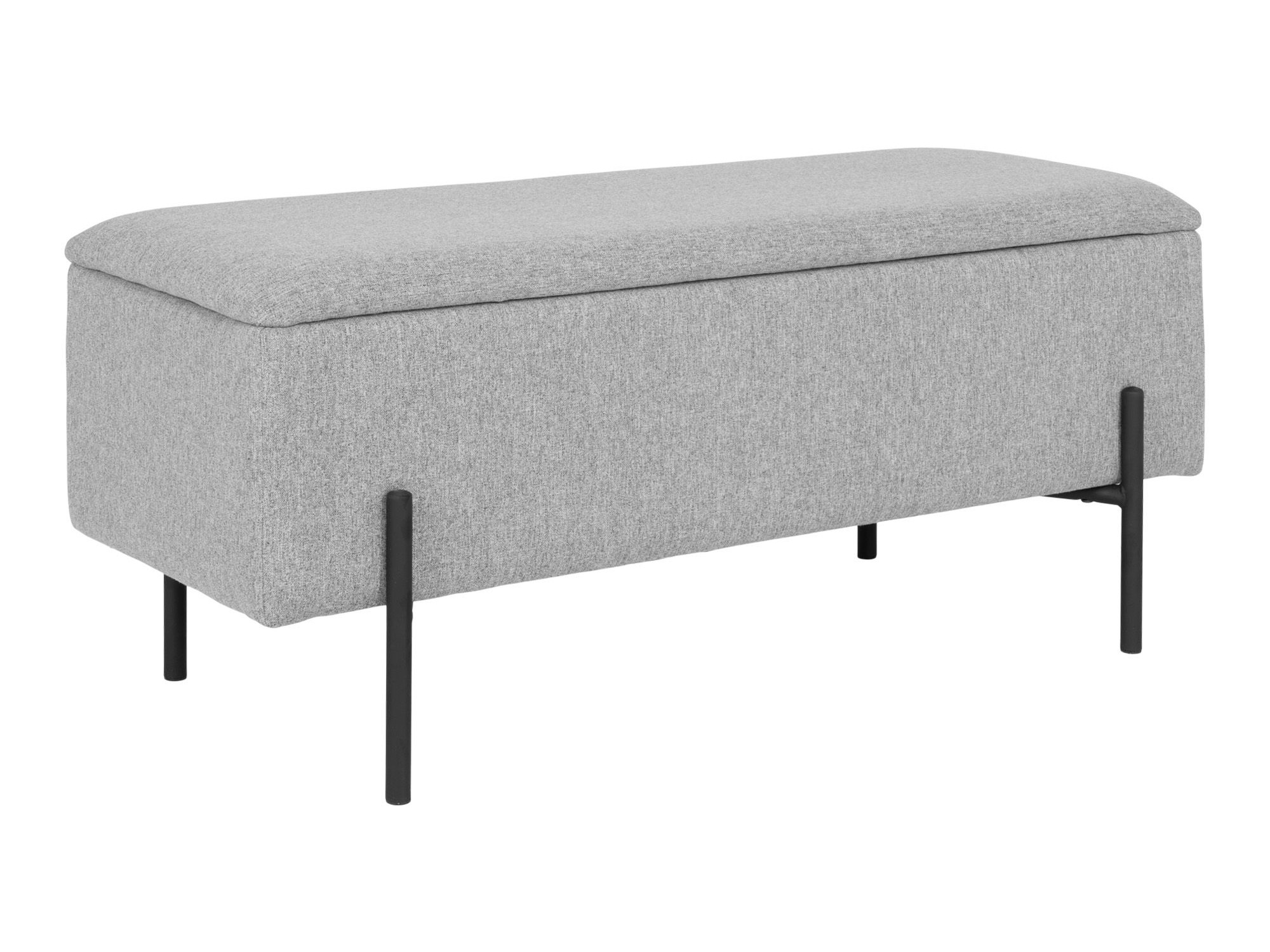 Banco tapizado Brea 138 (Gris claro)