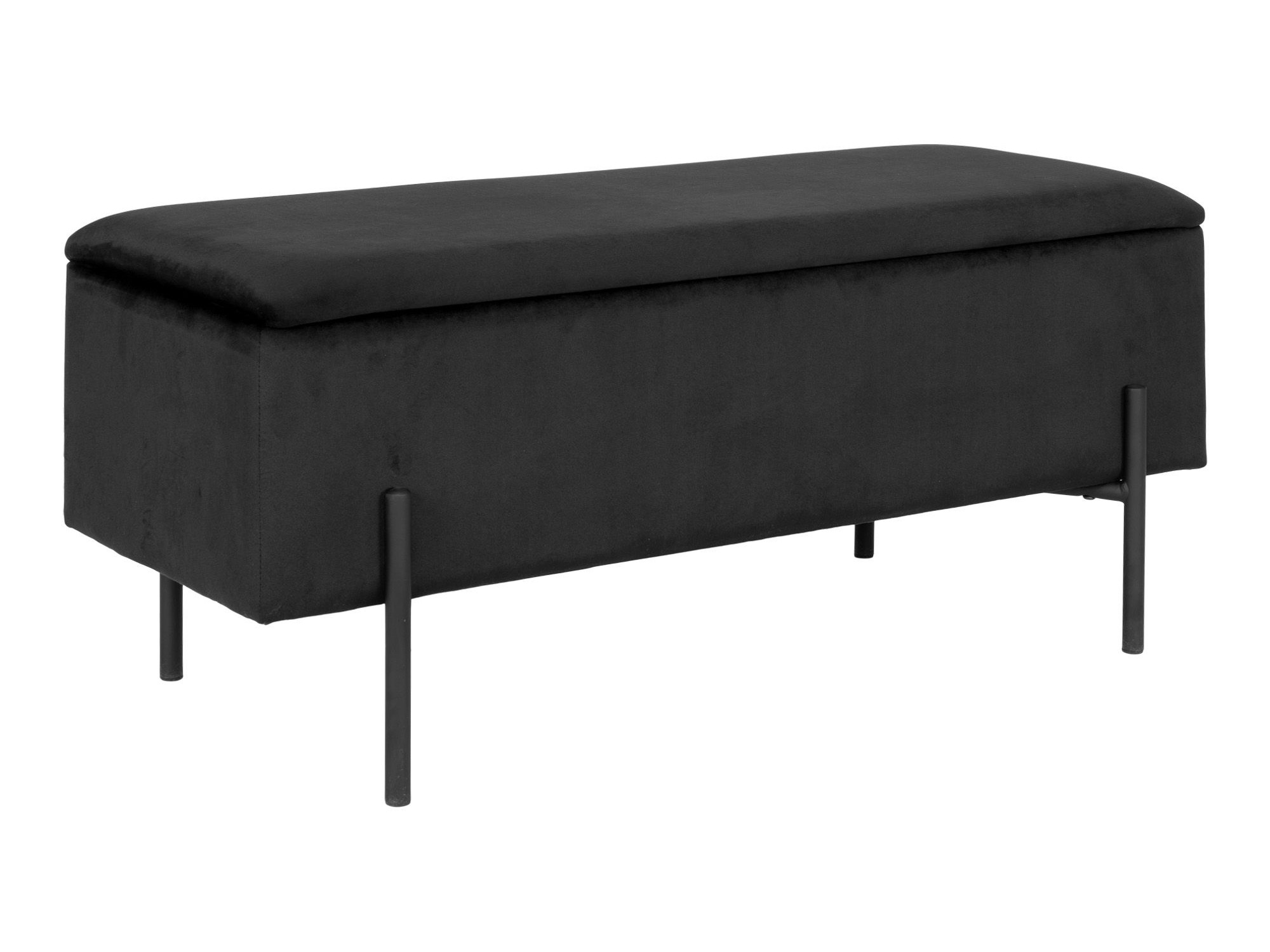 Banco tapizado Brea 138 (Negro)