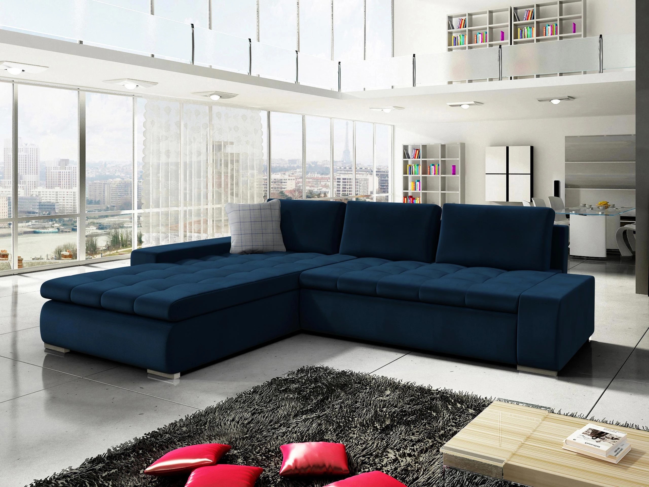 Sofá rinconero Comfivo 147 (Kronos 09 + Senegal 818)