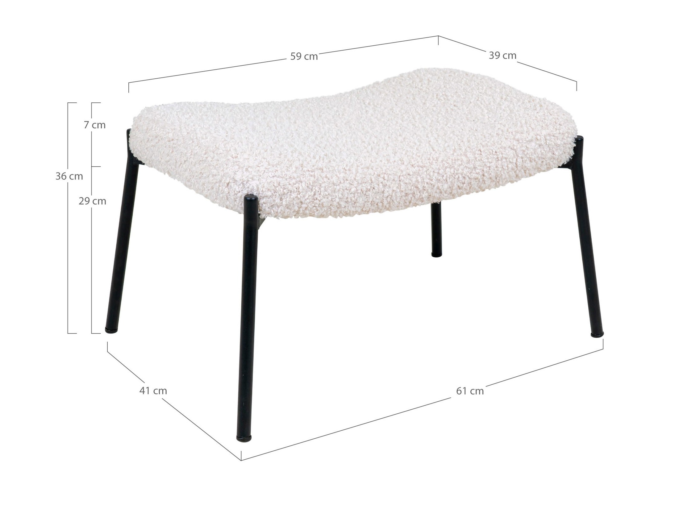 Reposapiés Brea 178 (Blanco)