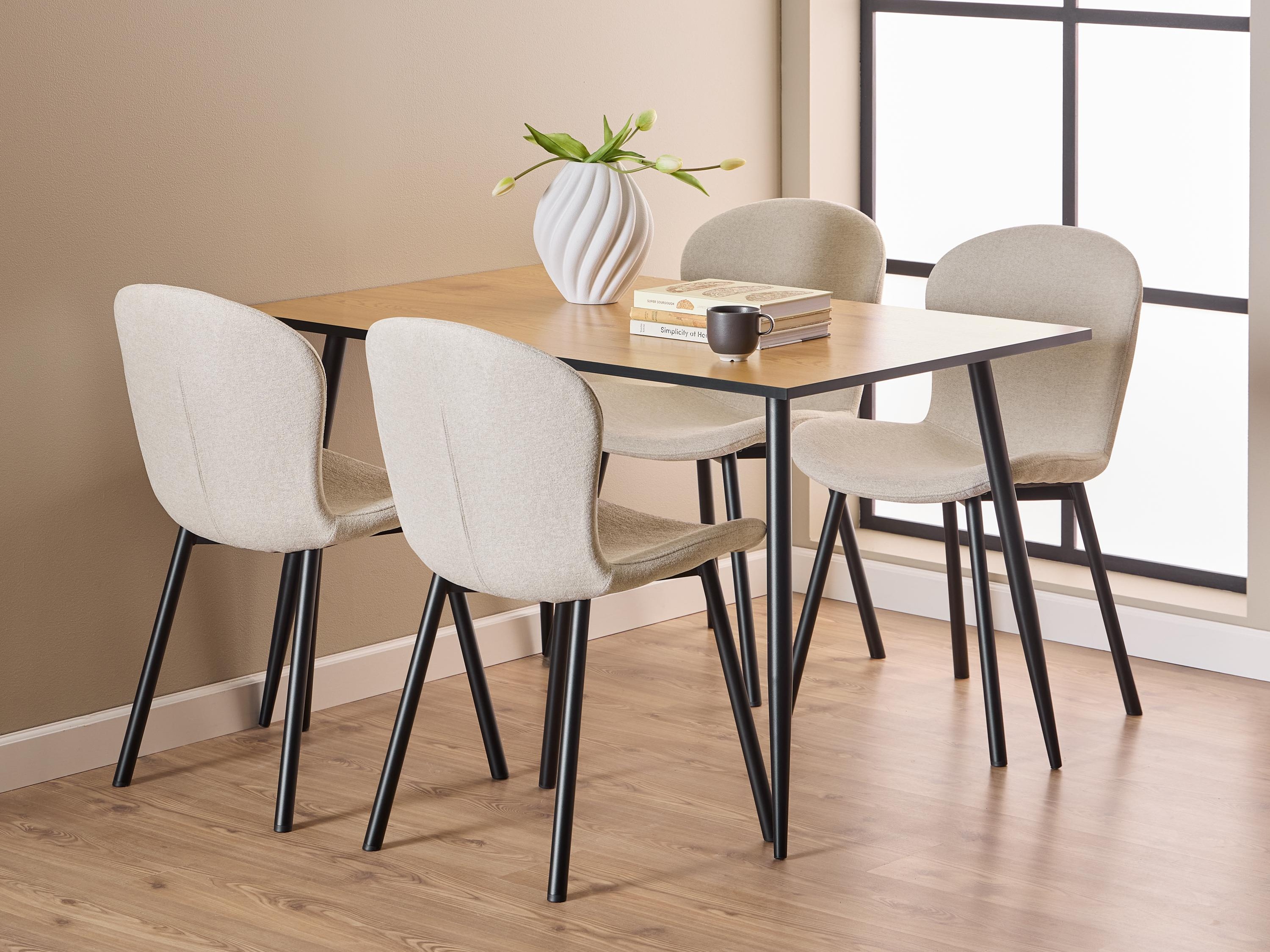 Conjunto de mesas y sillas para comedor Norsica 1023