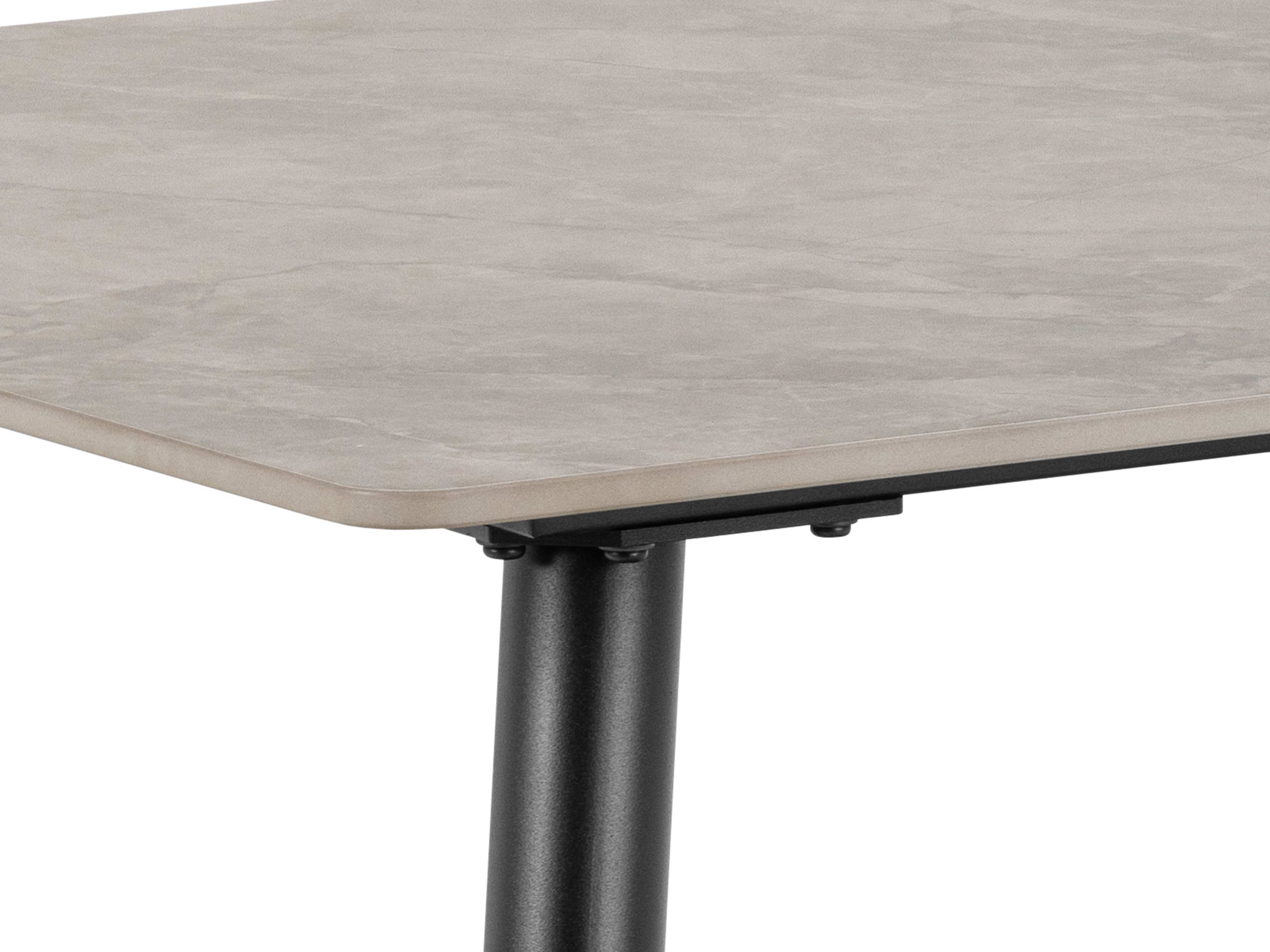 Conjunto de mesas y sillas para comedor Norsica 1012 (Beige + Negro)