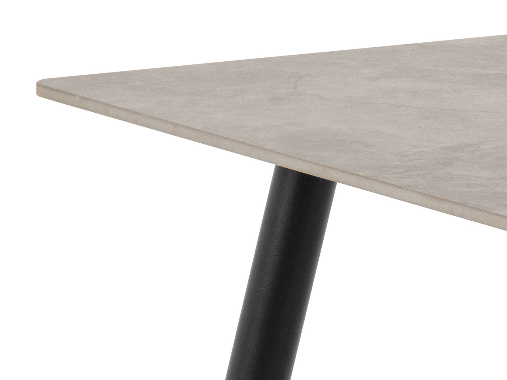 Conjunto de mesas y sillas para comedor Norsica 1012 (Beige + Negro)
