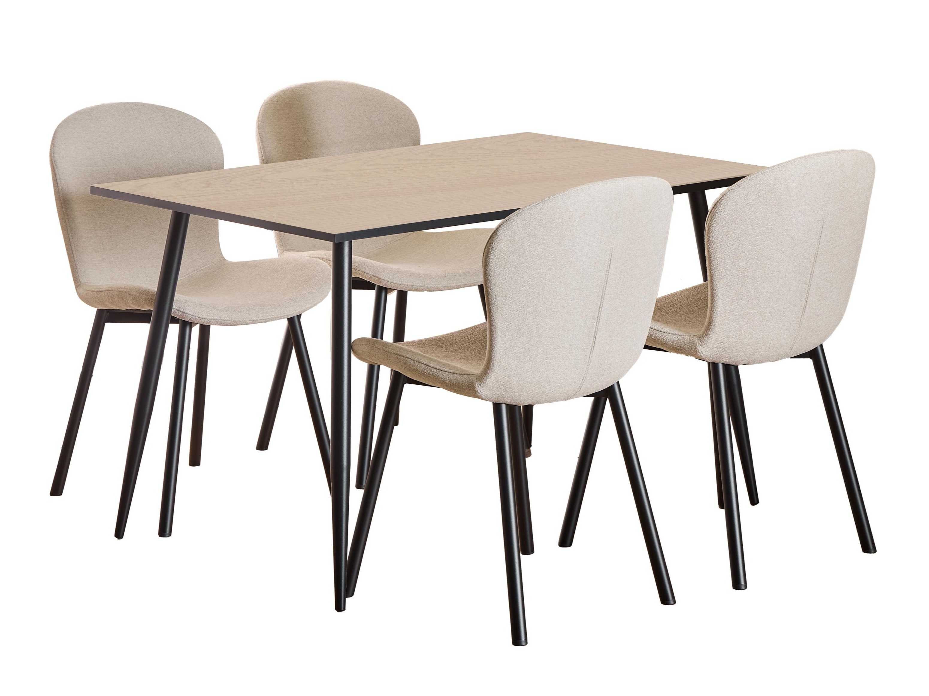 Conjunto de mesas y sillas para comedor Norsica 1023