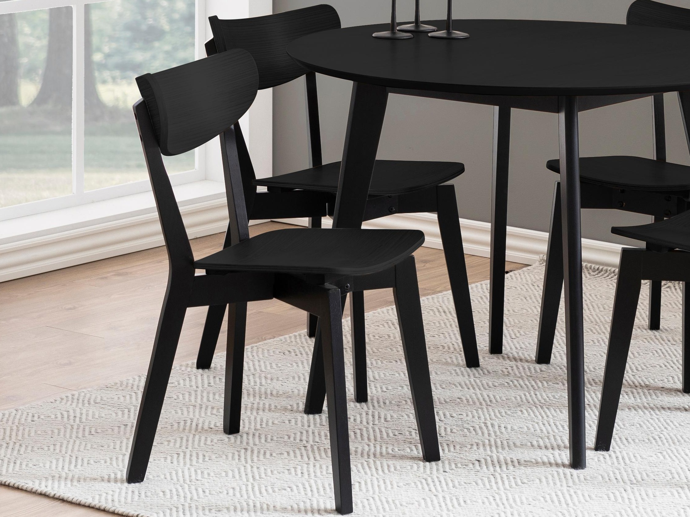 Mesa Norsica 310 (Roble negro + Negro)