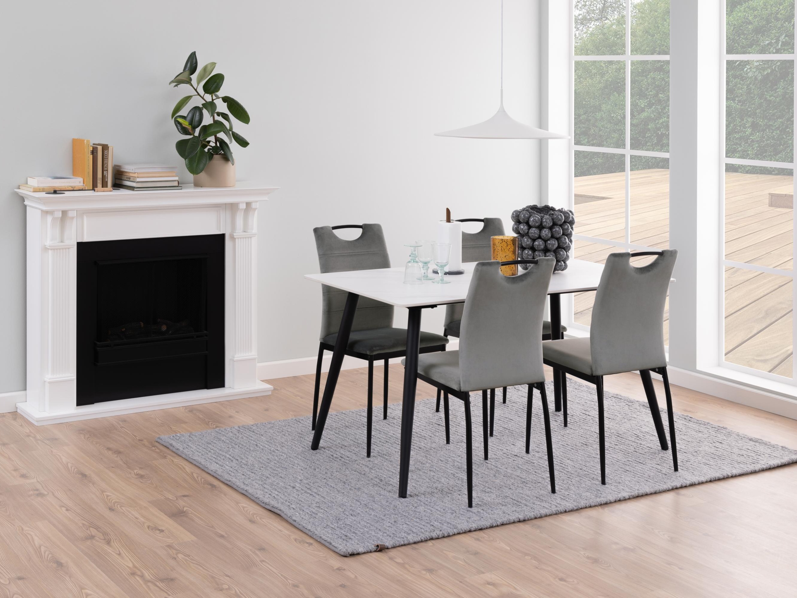 Mesa Norsica 588 (Mármol blanco)