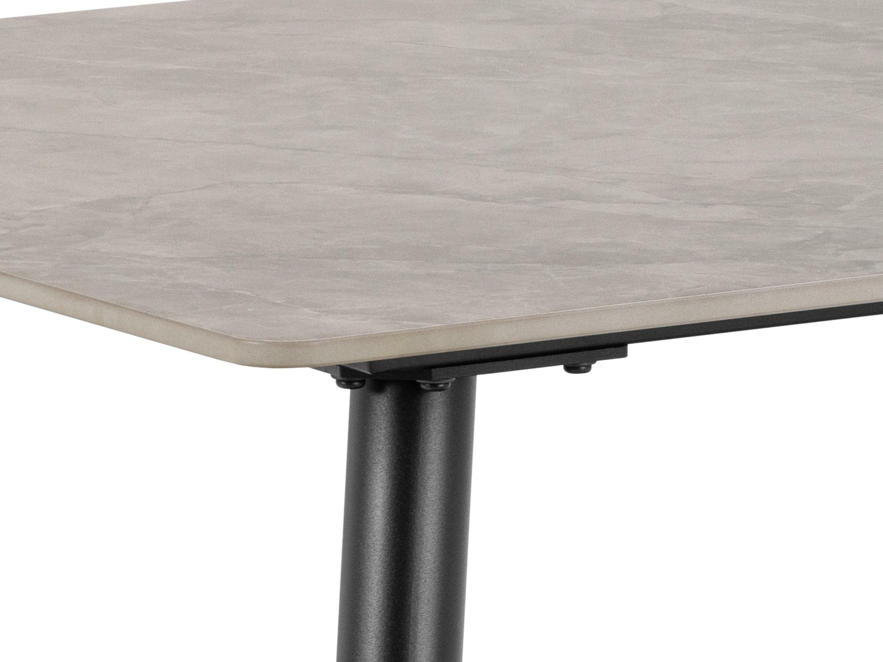 Conjunto de mesas y sillas para comedor Norsica 1012 (Mármol gris)