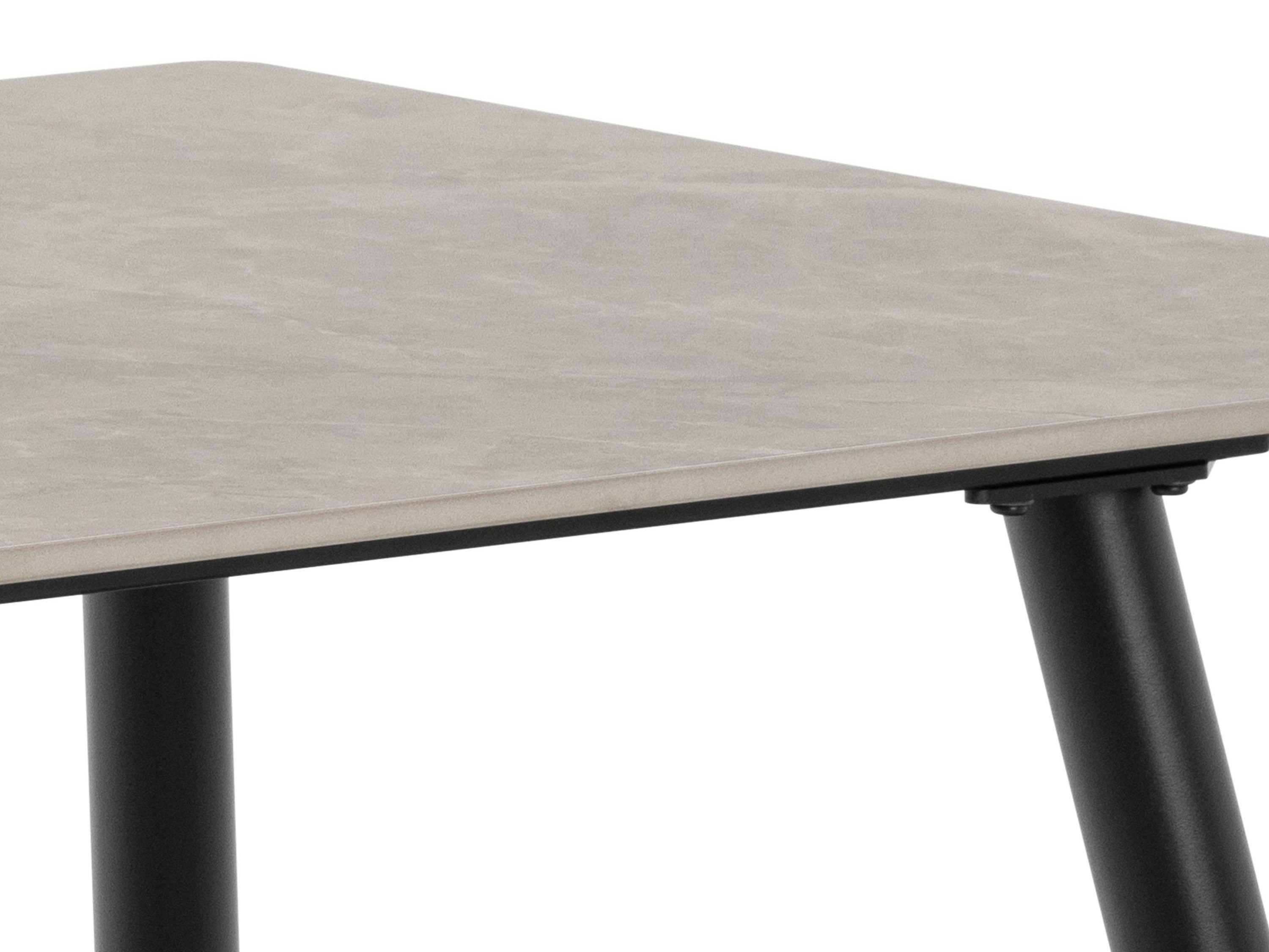 Conjunto de mesas y sillas para comedor Norsica 1012 (Taupe + Negro)