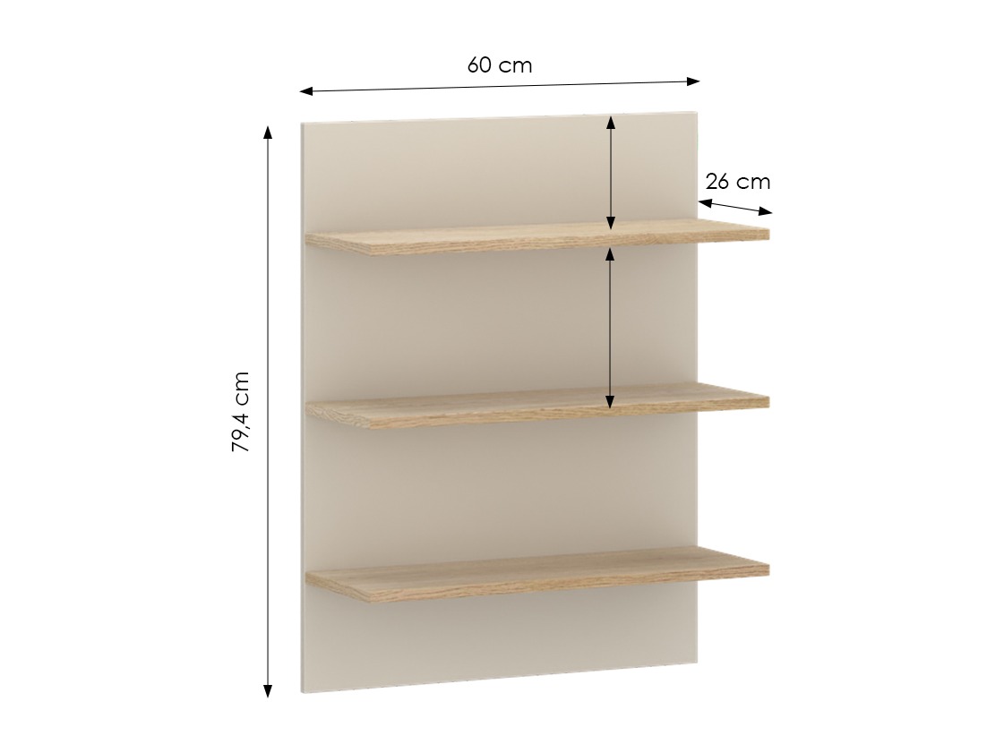 Estantería de pared Ontario 223
