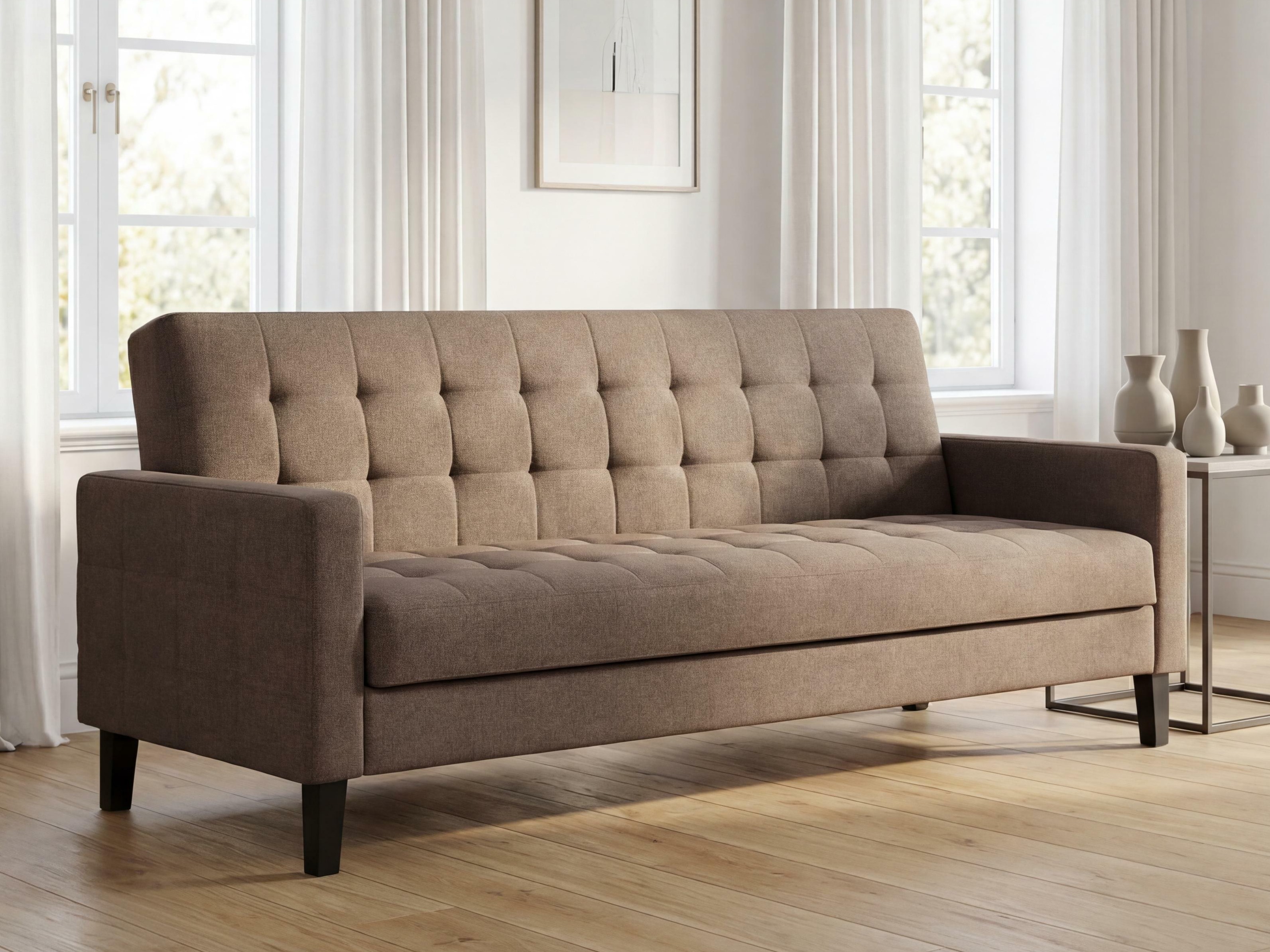 Sofá cama Brea 204 (De color marrón claro)
