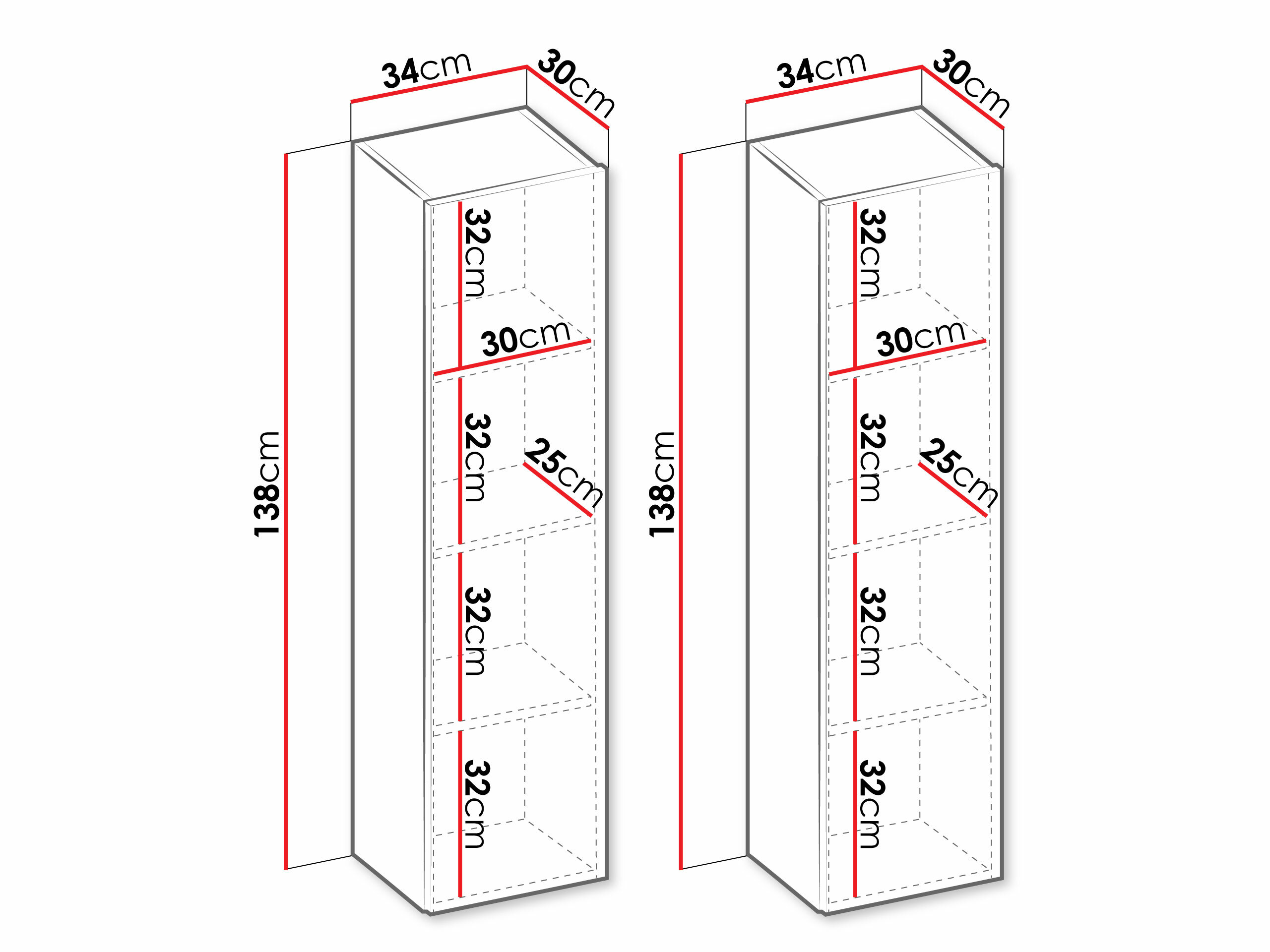 Conjunto de armarios Tivseva 110