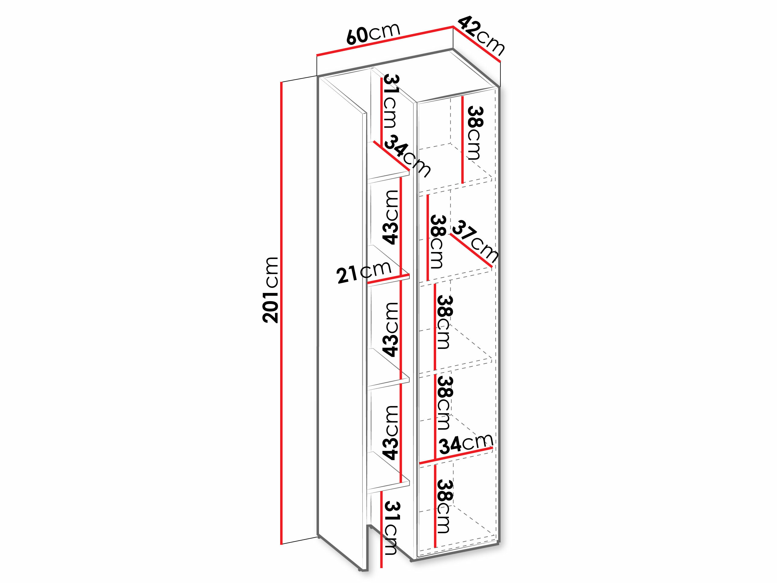 Estantería Tivseva 102