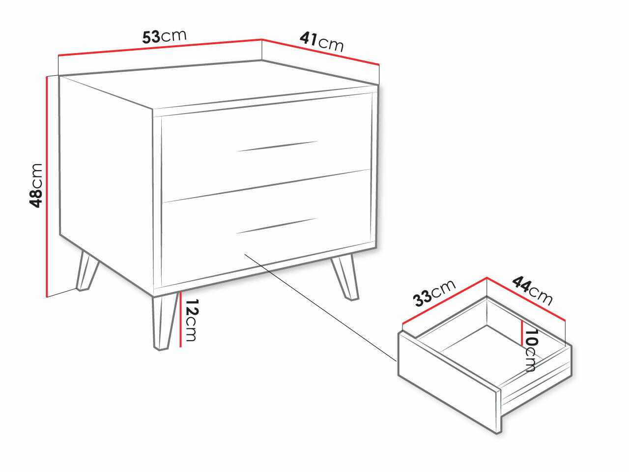 Mesilla de noche Lombala 101