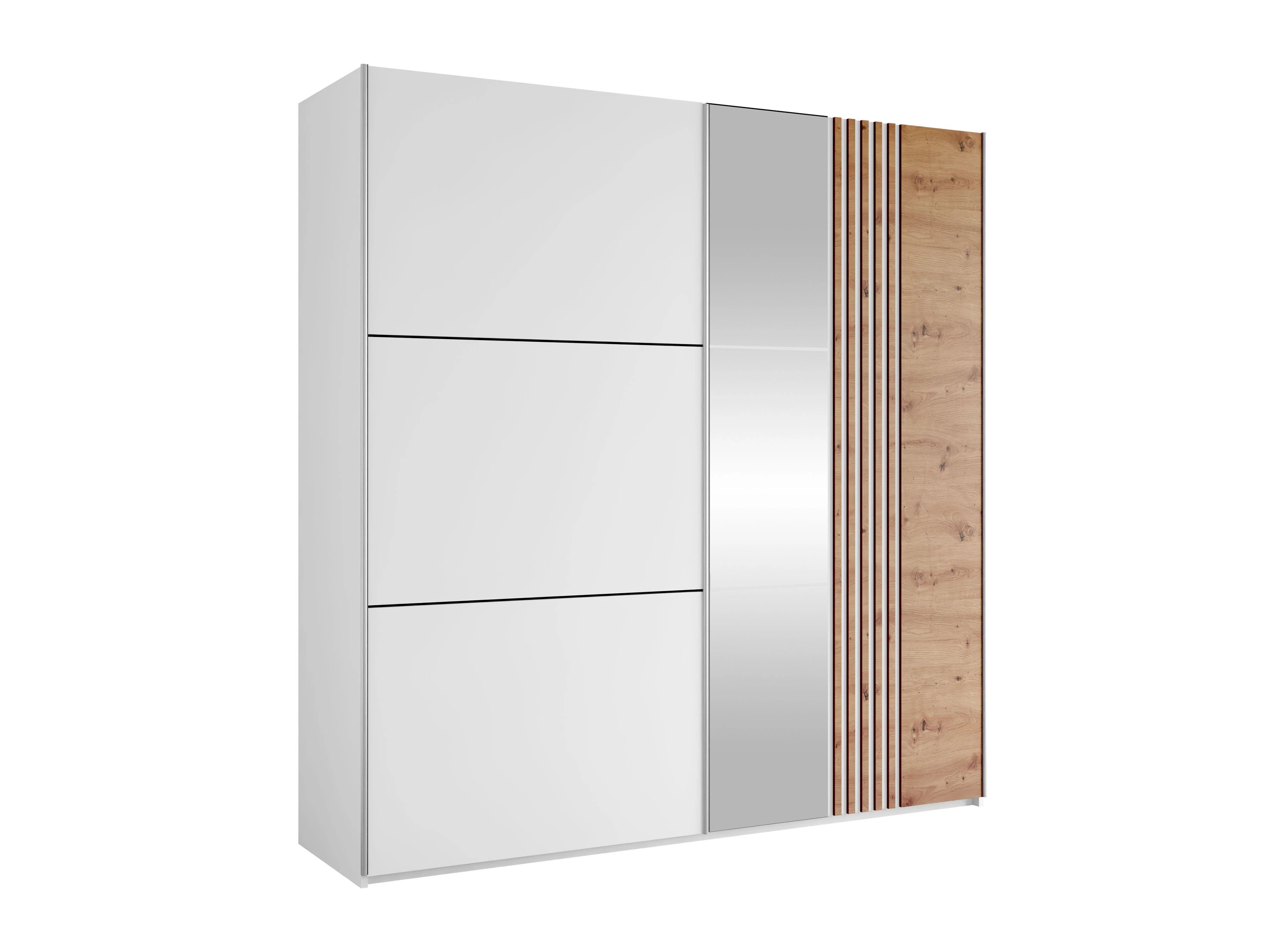 Armario Honolulu 253 (Blanco + Roble wotan)
