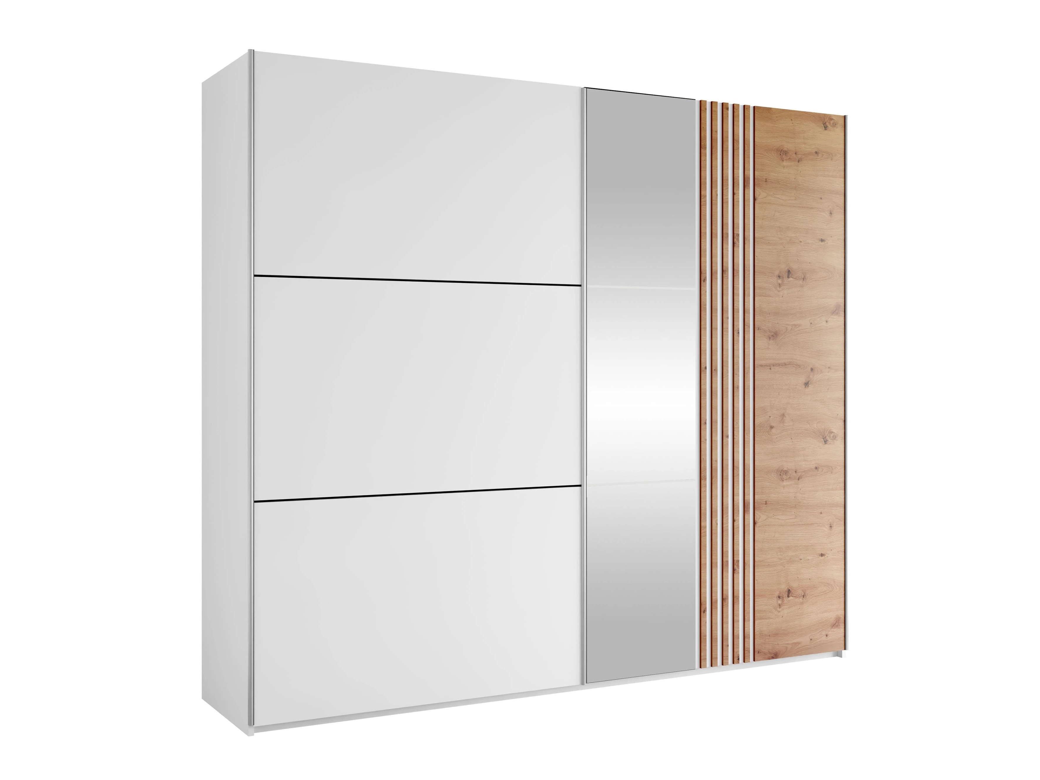 Armario Honolulu 254 (Blanco + Roble wotan)