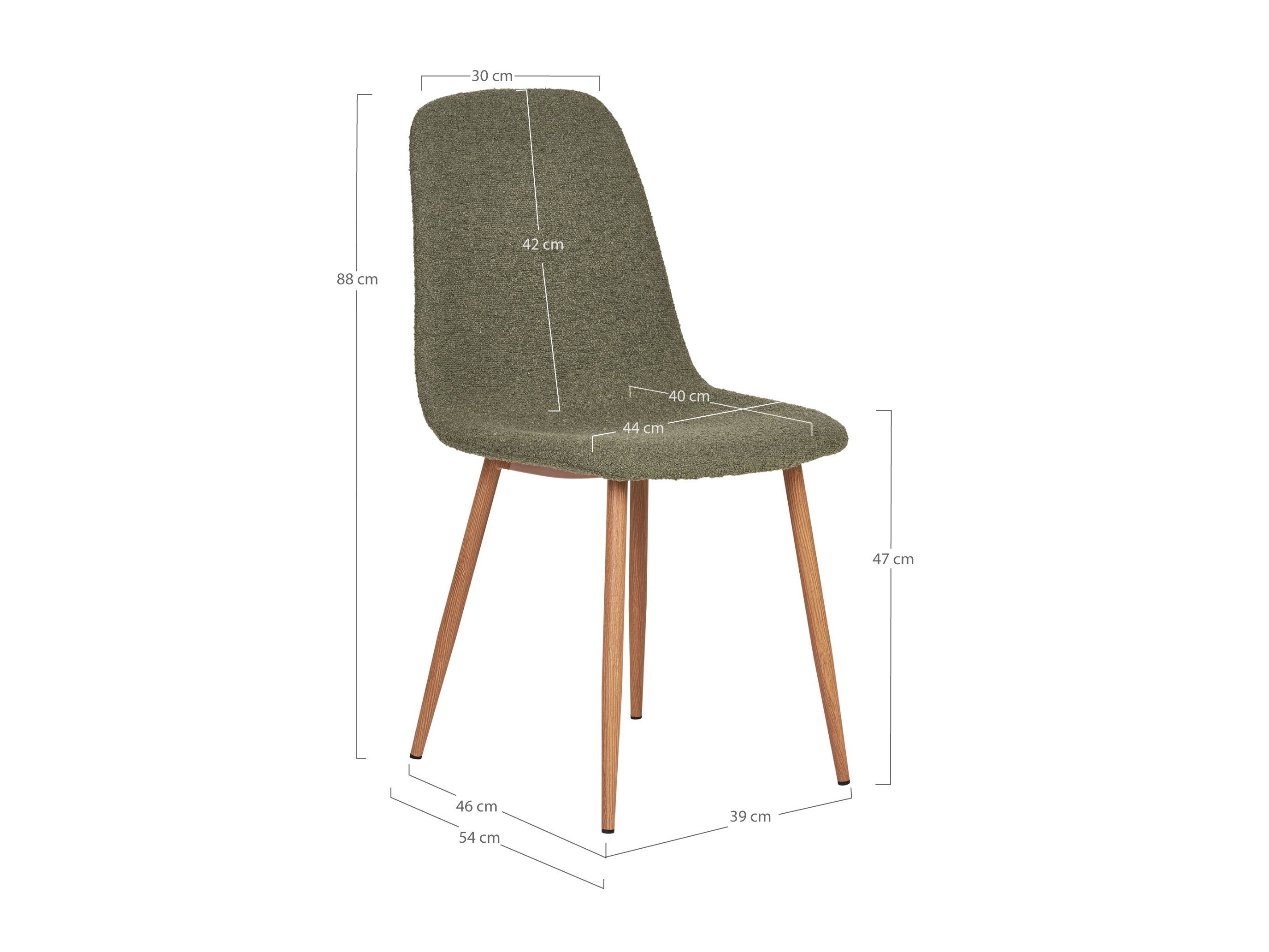 Silla Brea 237 (De color marrón claro)