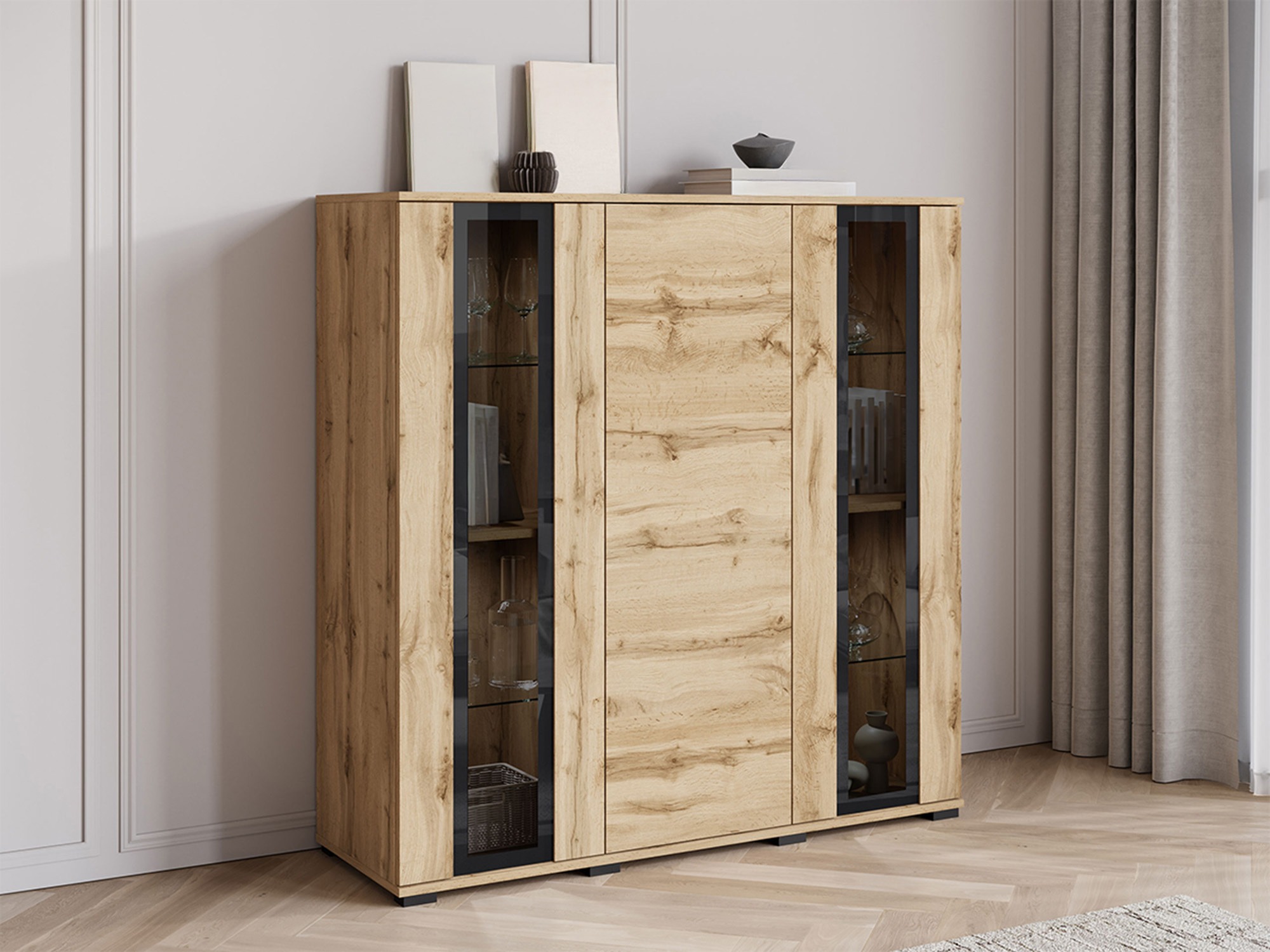 Aparador Torcame 100 (Roble wotan)
