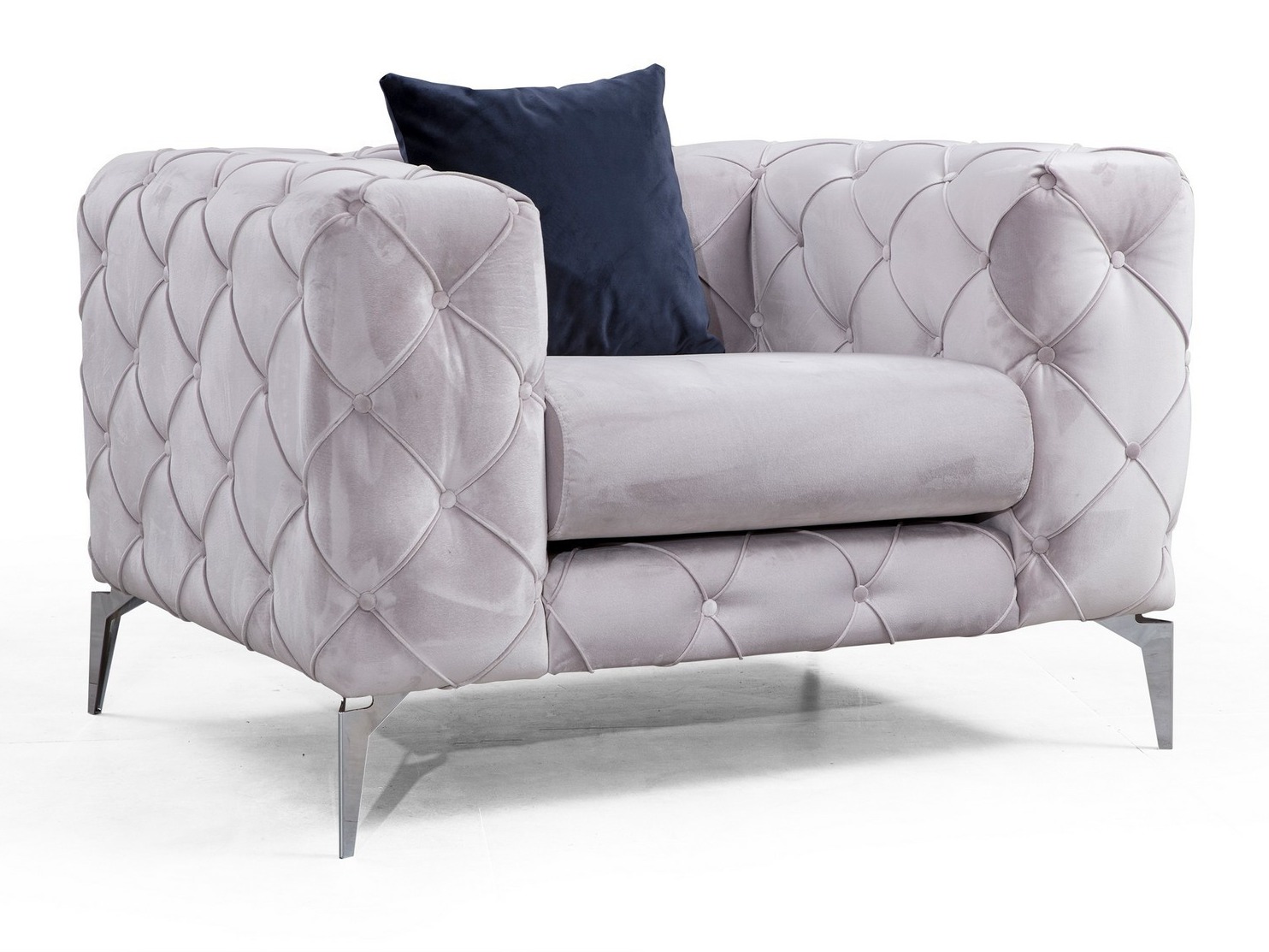 Chesterfield sillón Altadena 358 (Gris claro)