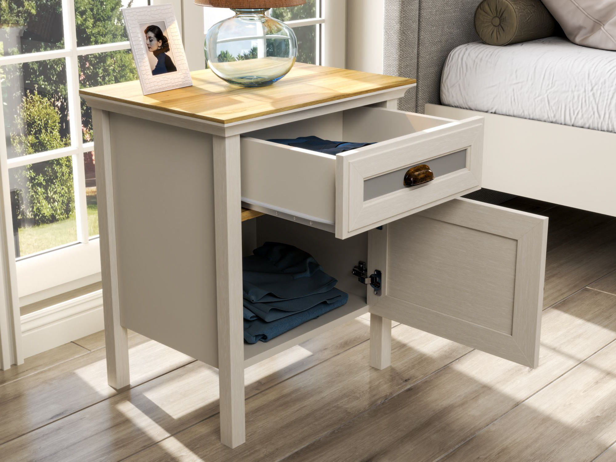 Mesilla de noche Melvero 122