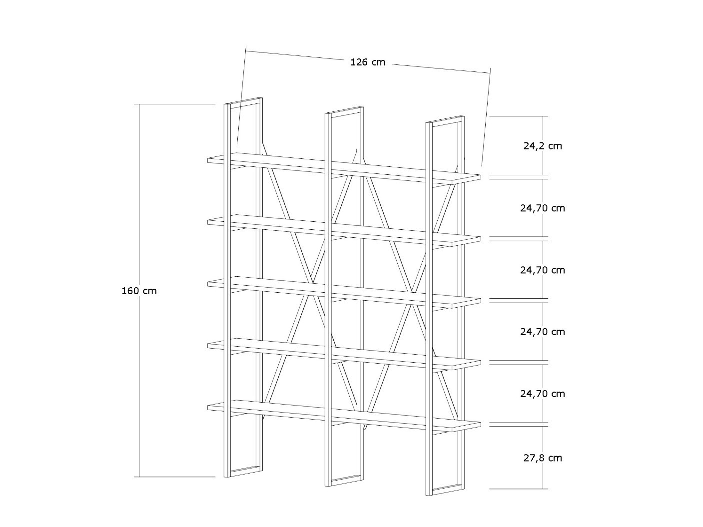 Estantería Kailua 2720