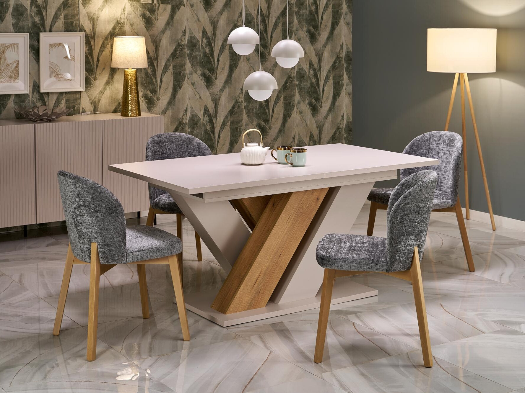 Mesa Houston 2091 (Cachemira + Roble Cremona)