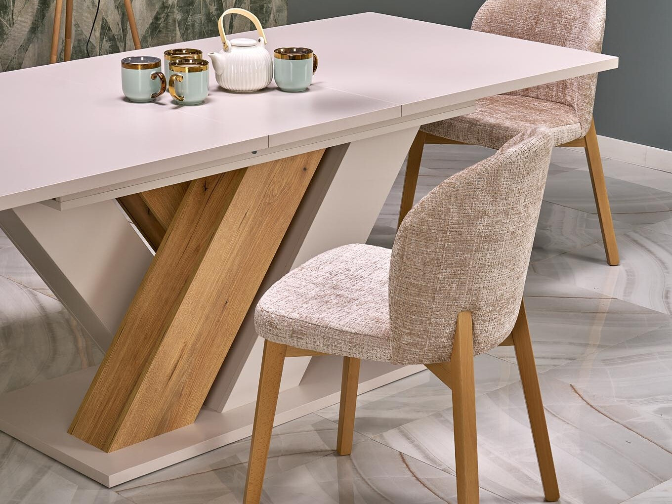 Mesa Houston 2091 (Cachemira + Roble Cremona)