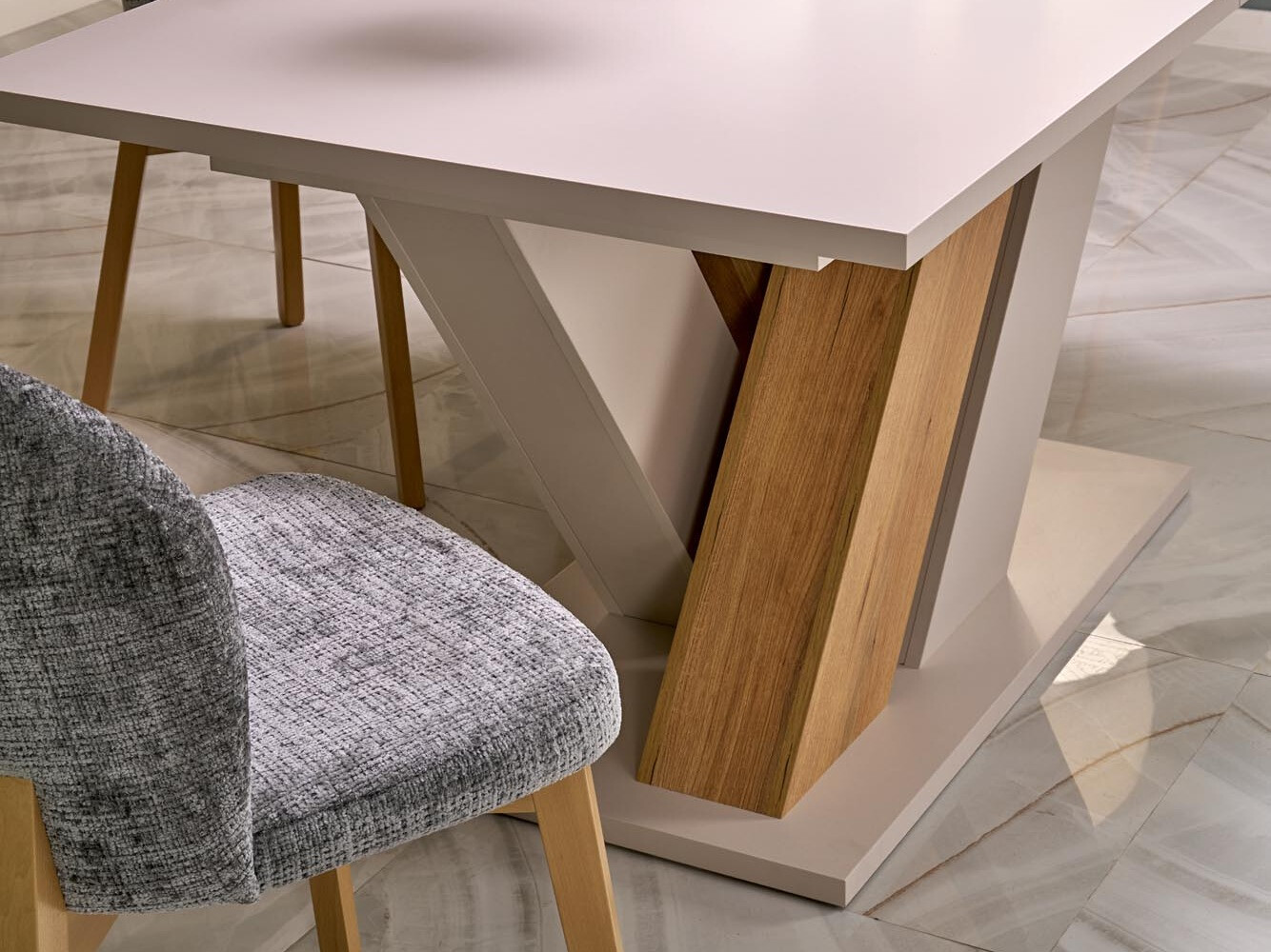 Mesa Houston 2091 (Roble + Cachemira)