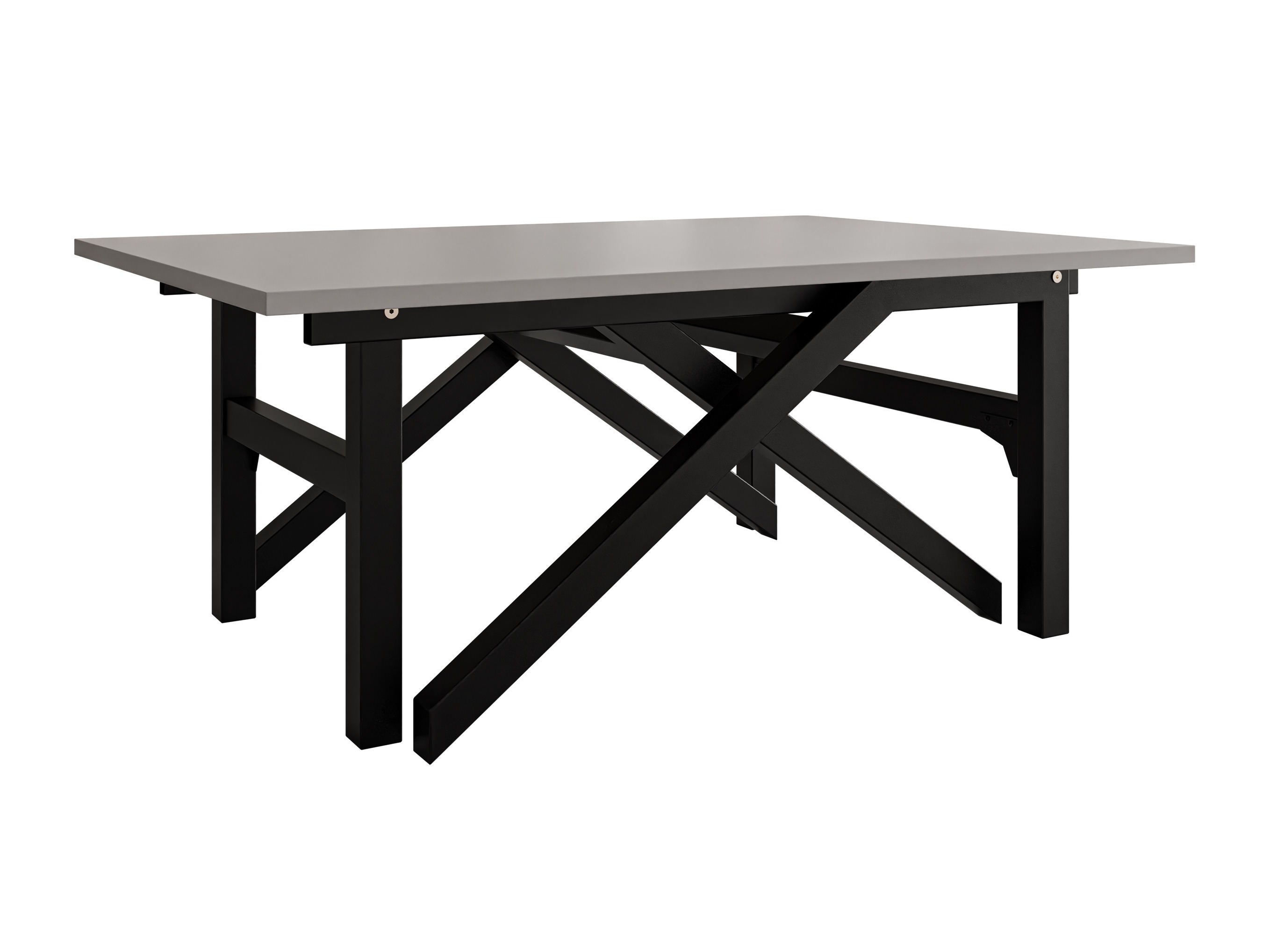Mesa de centro convertible Oswego 151 (Grafito + Negro)