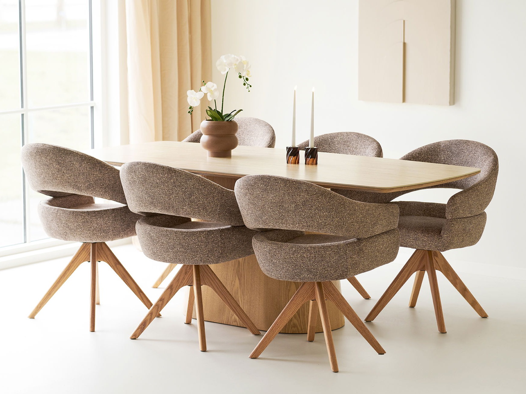 Silla Brea 239 (Marrón + Roble)