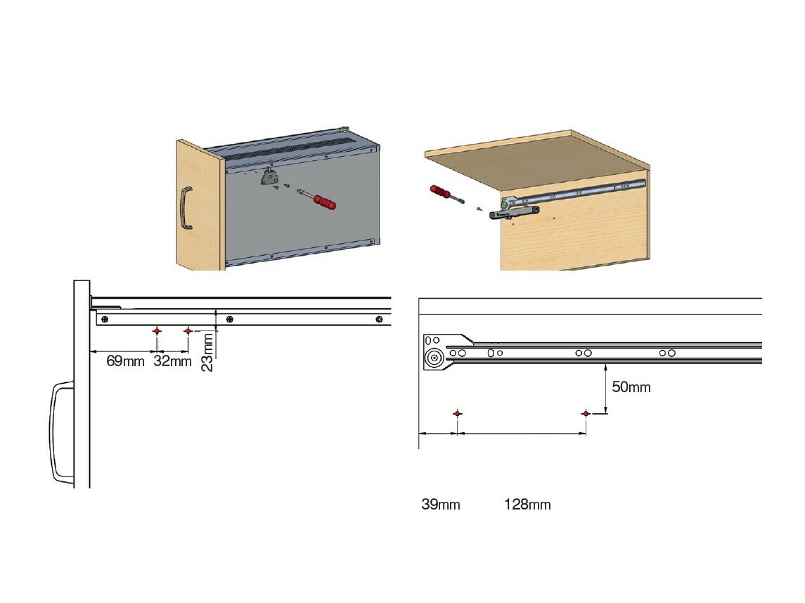 Frenos para cajones Ati 168
