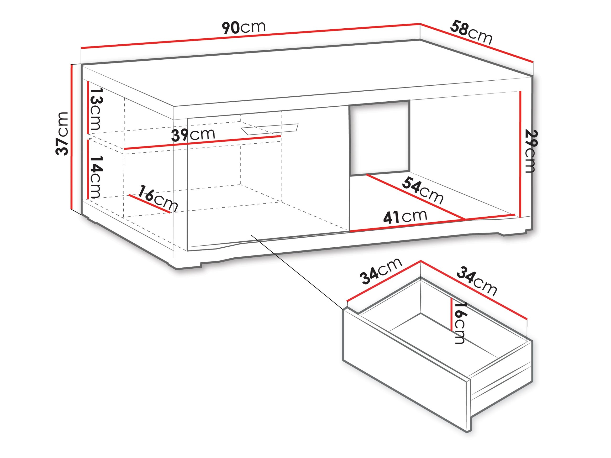 Mesa de centro Elisale 109