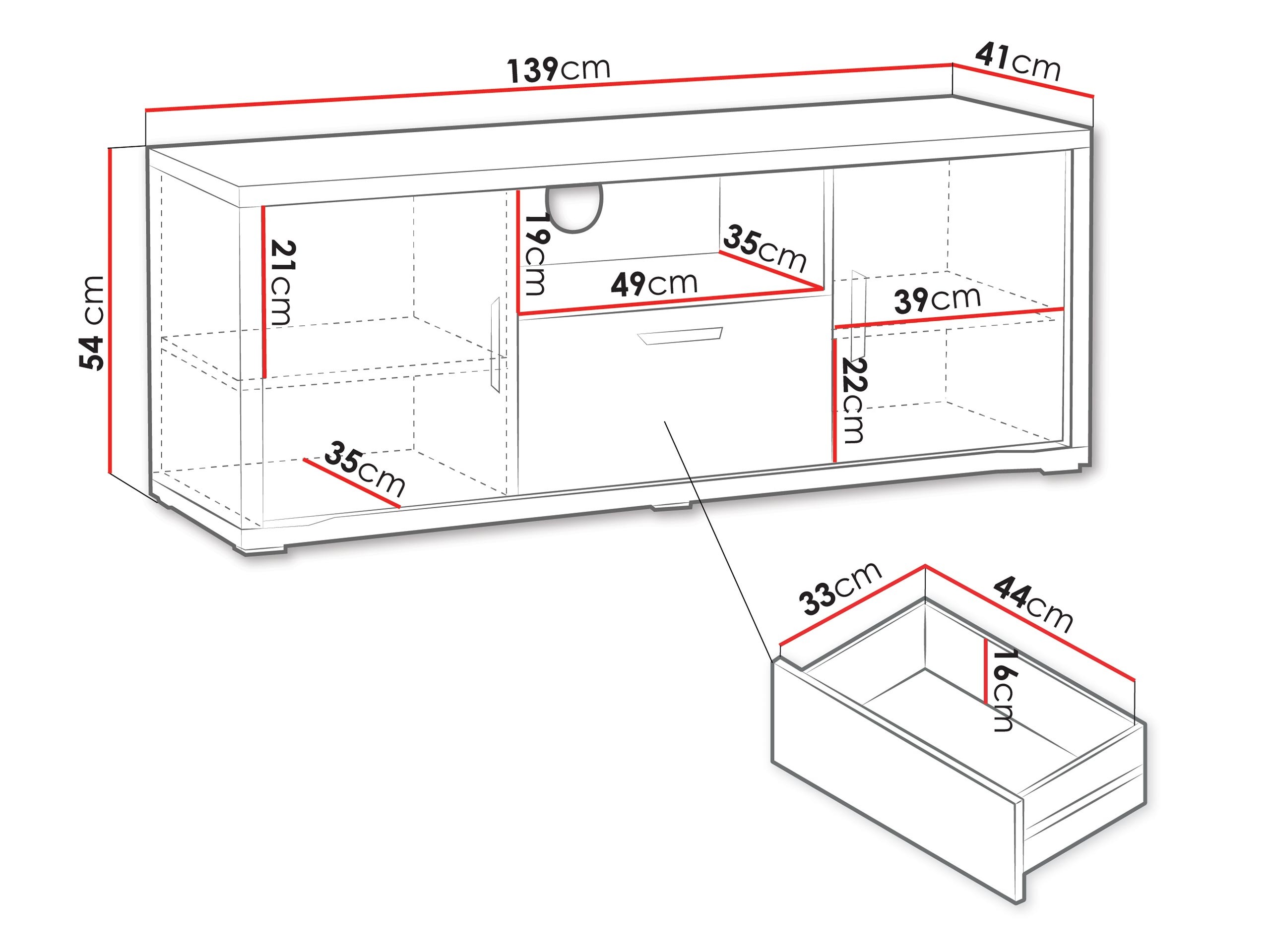 Mueble TV Elisale 105