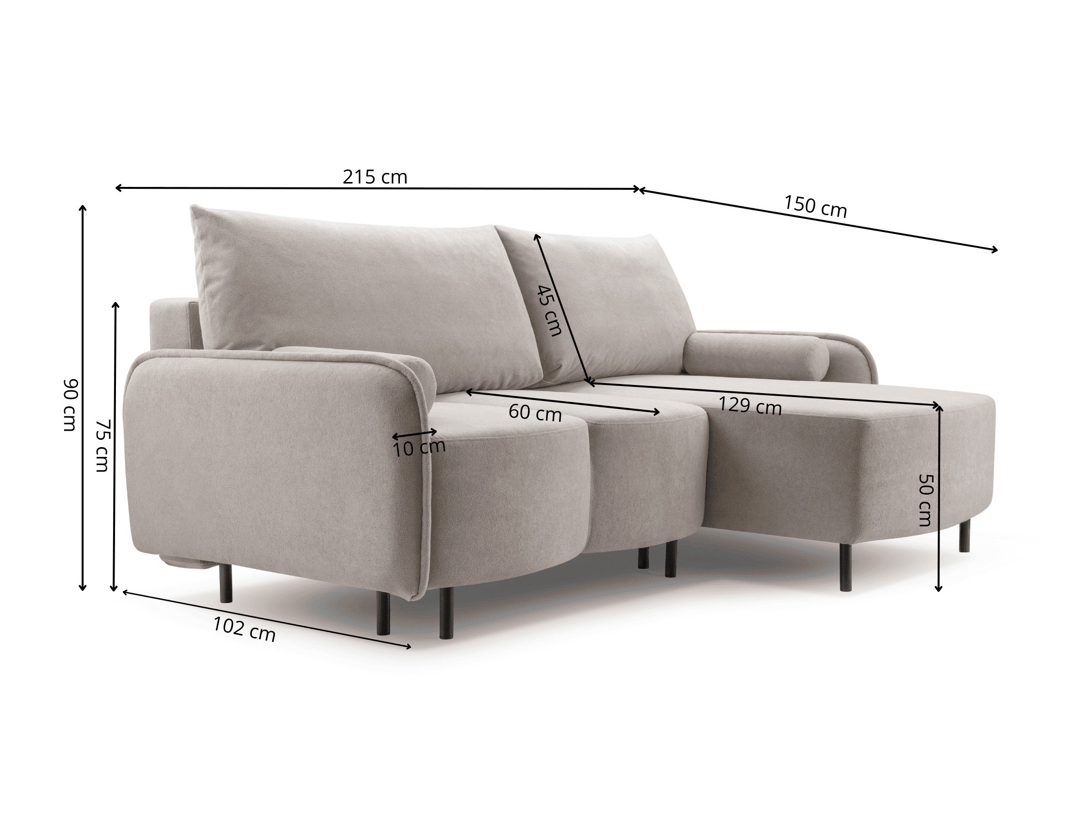 Sofá rinconero Lufkin 157 (Gerra 65)