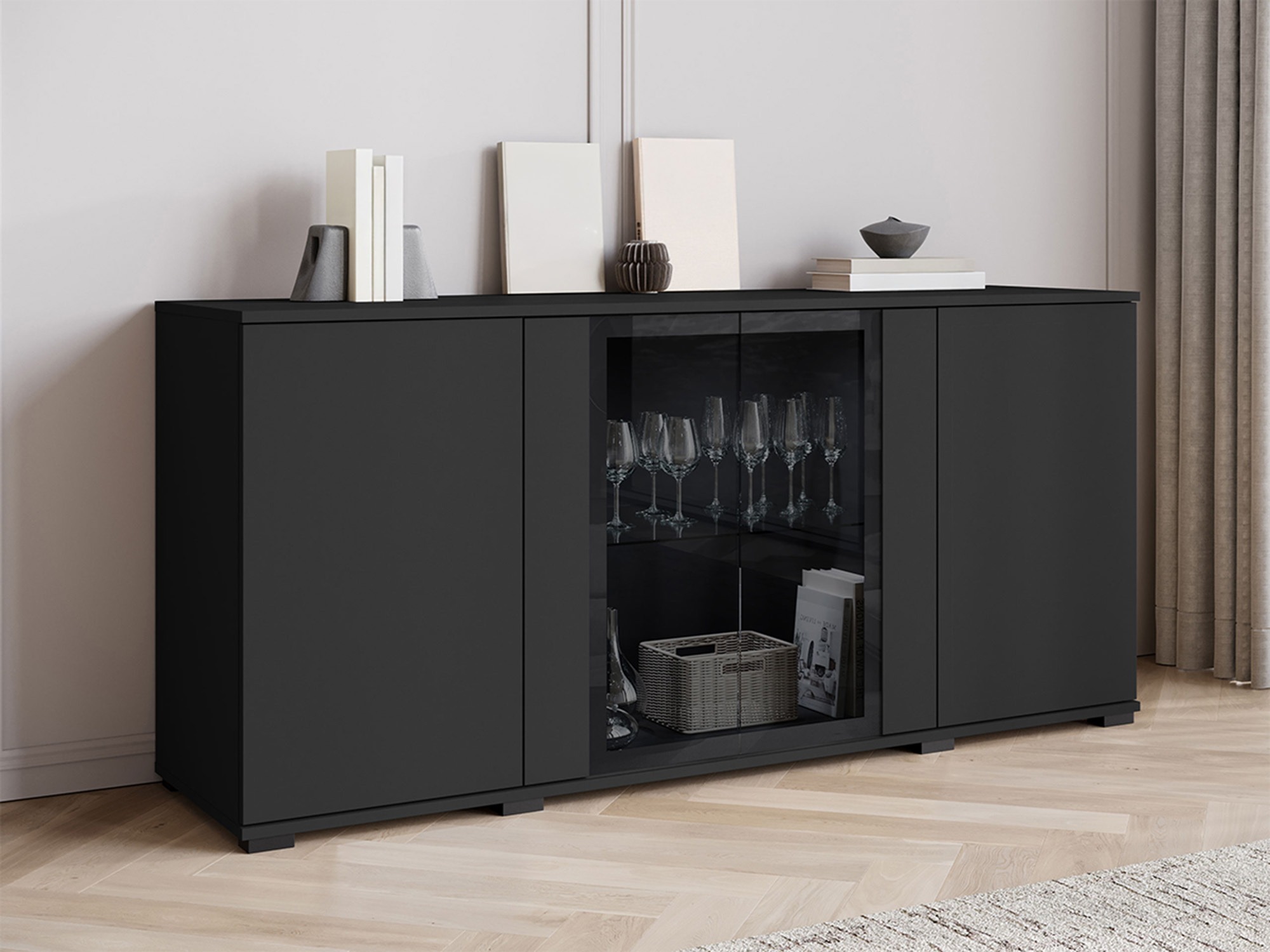Aparador Torcame 102 (Negro)
