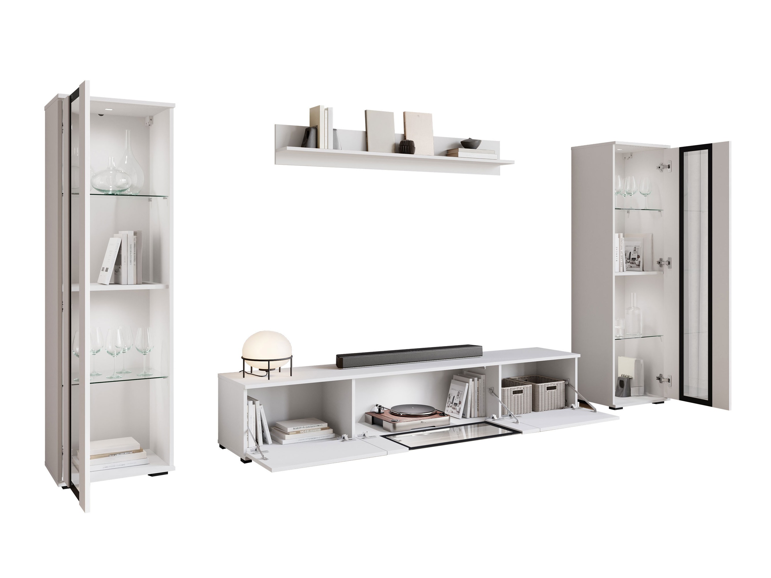 Conjunto de salón Torcame 103 (Negro)